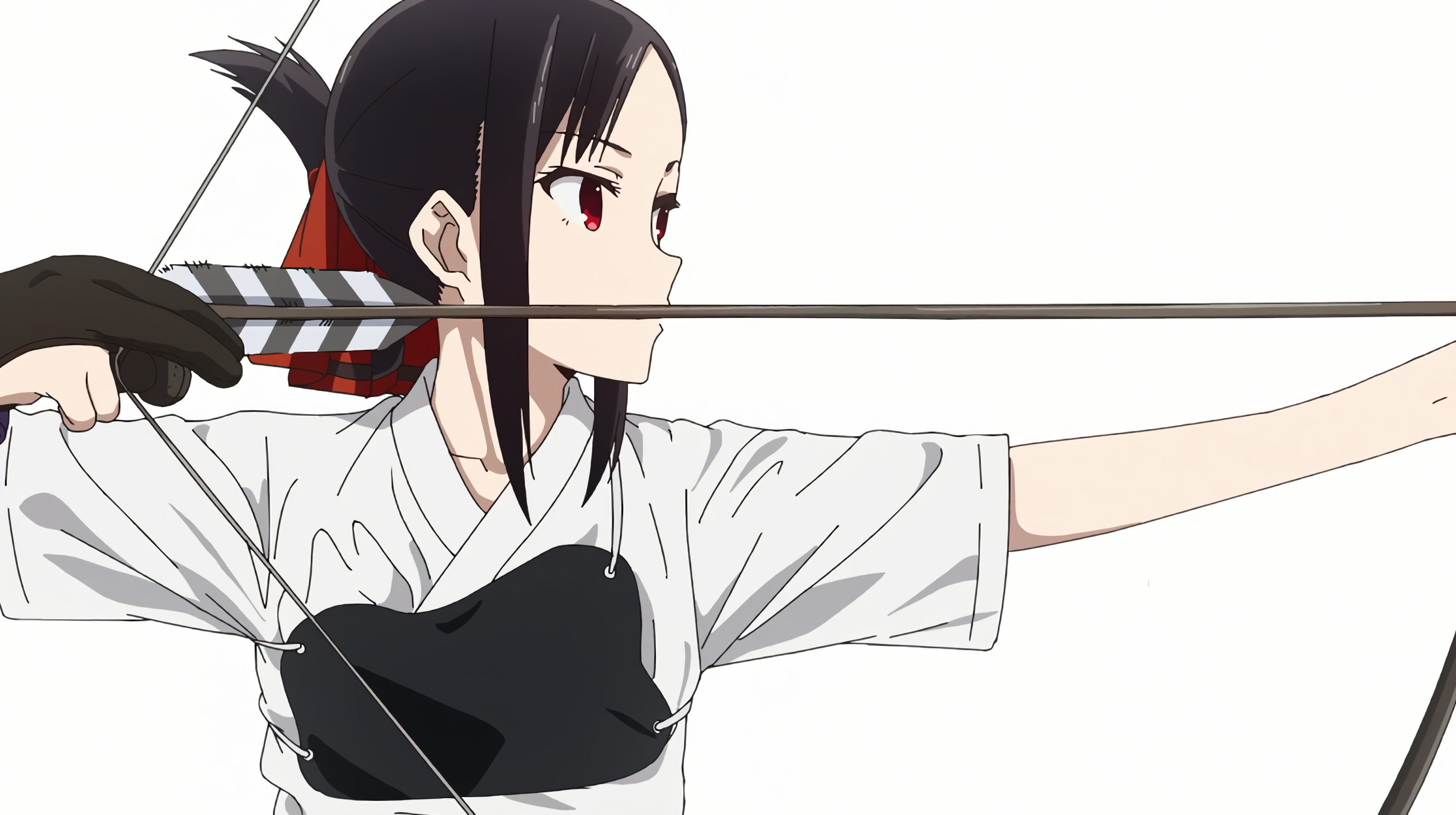 Anime 3208x1796 archery Kaguya-Sama: Love is War Kaguya Shinomiya anime girls