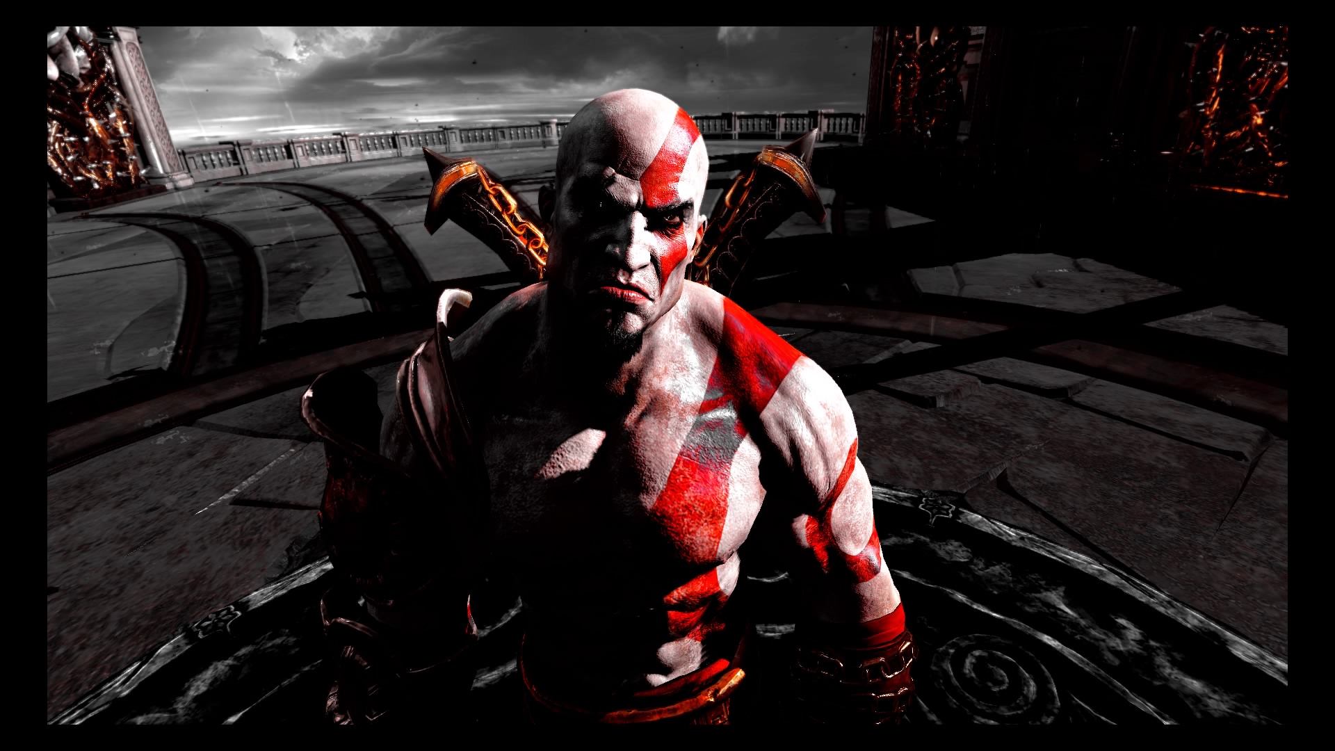 General 1920x1080 God of War III God of War PlayStation PlayStation 4 PlayStation Share Kratos screen shot video games video game characters