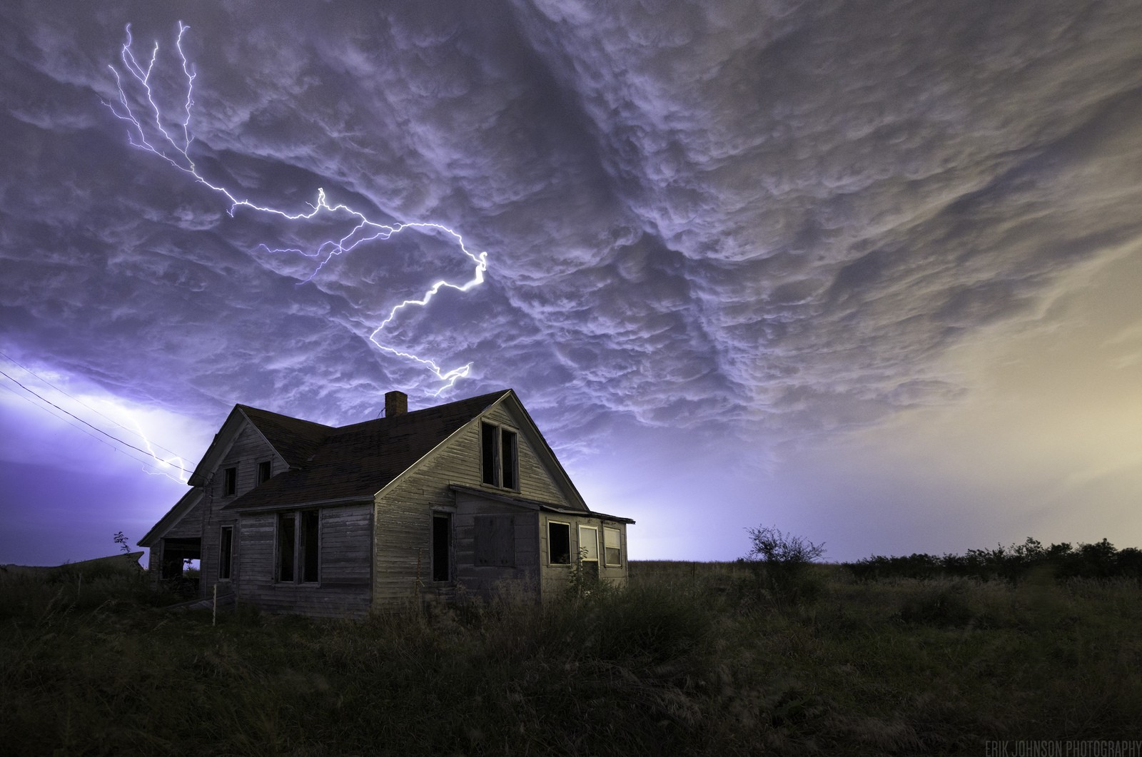 General 1600x1061 Nebraska lightning clouds nature cabin sky storm abandoned