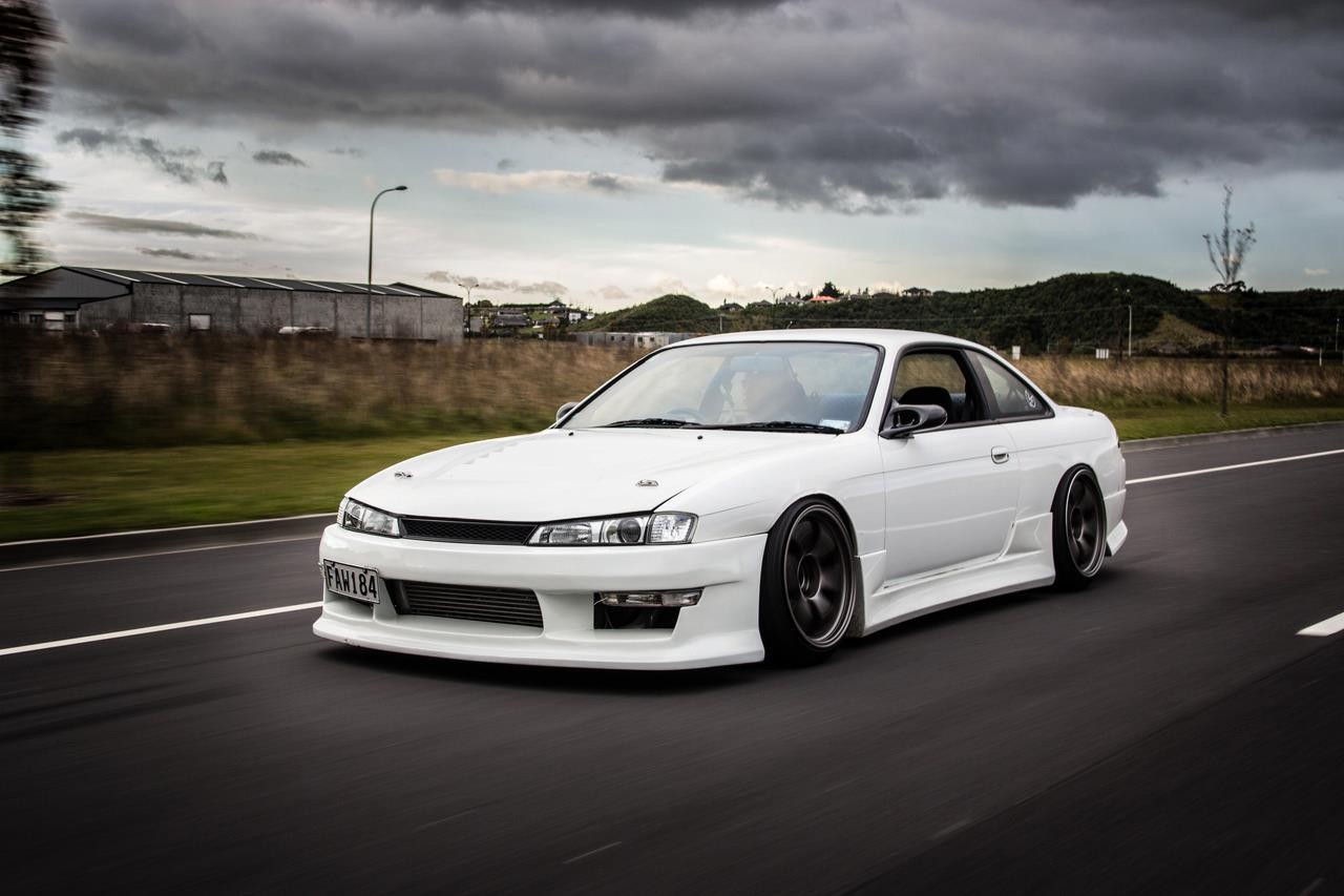 General 1280x853 car Nissan 200SX road stance (cars) tuning low car Japanese cars asphalt white cars vehicle numbers Nissan