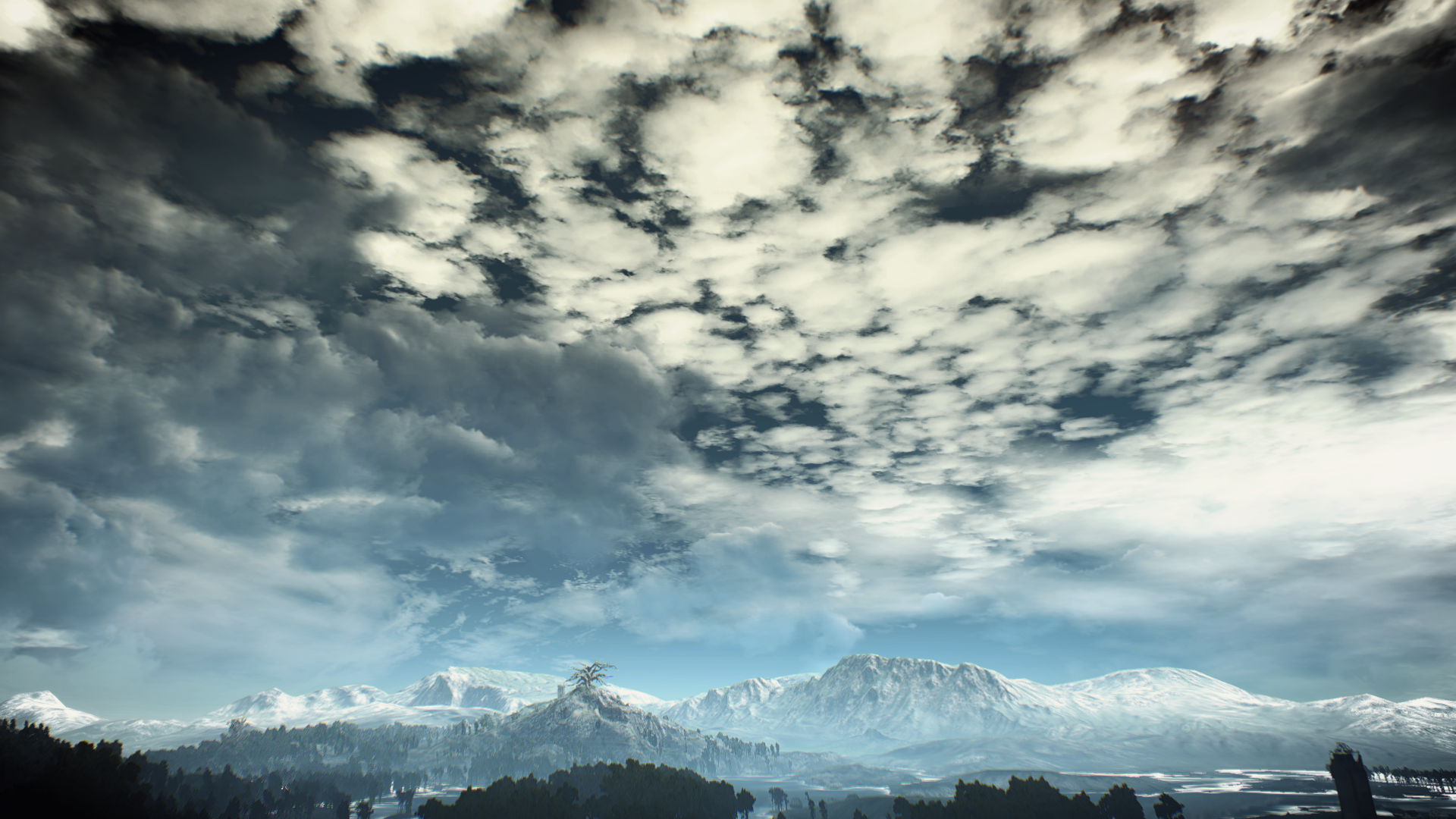 General 1920x1080 The Witcher 3: Wild Hunt video games PC gaming screen shot video game landscape RPG sky mountains