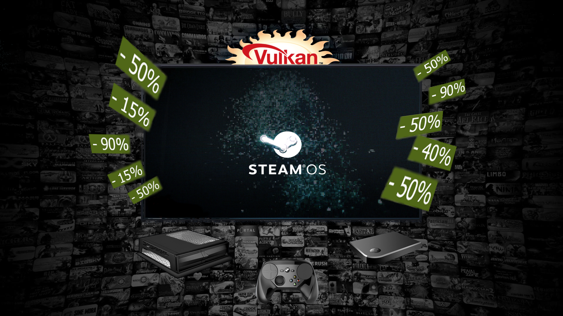 General 1920x1080 Steam OS Steam (software) numbers hardware technology PC gaming