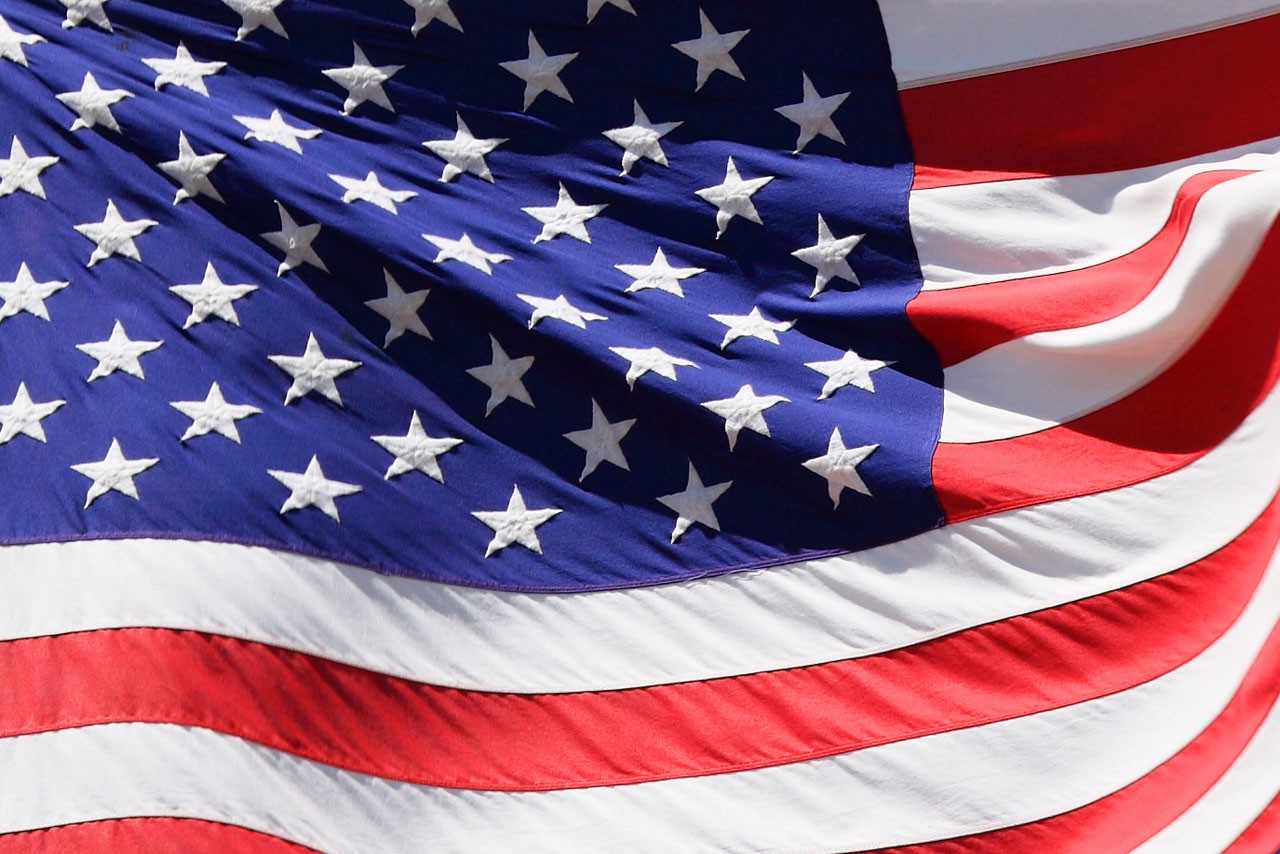 General 1280x854 USA flag American flag digital art