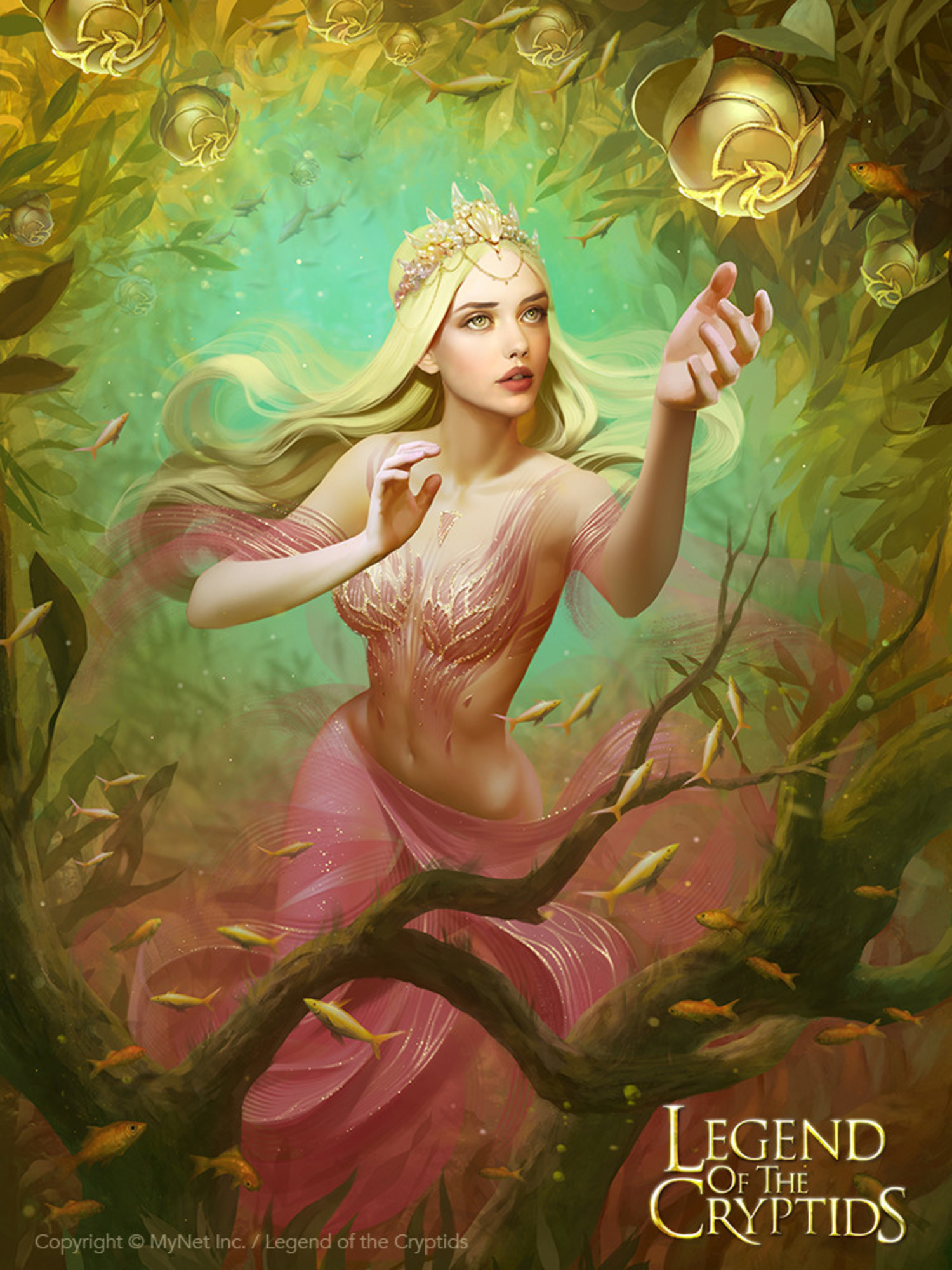 General 1500x2000 Legend of the Cryptids fantasy girl blonde long hair