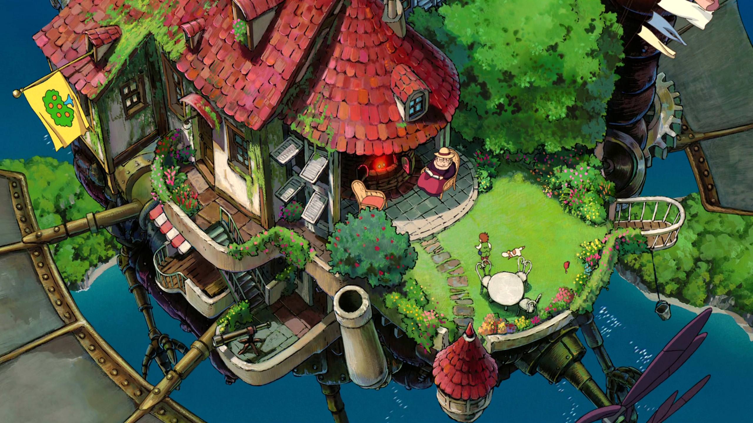 Anime 2560x1440 anime Studio Ghibli Howl's Moving Castle