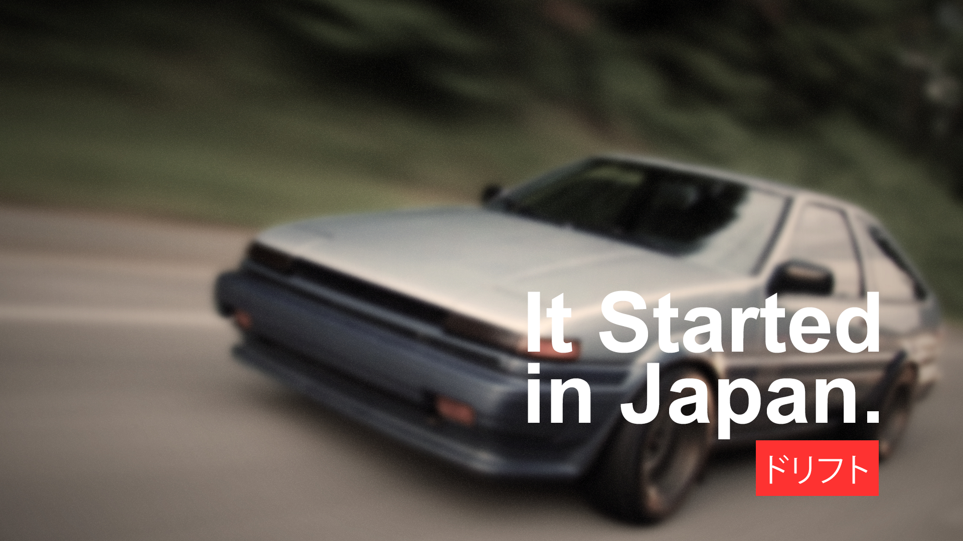 General 1920x1080 car vehicle Japanese cars modified Toyota Toyota AE86 It Started in Japan tuning pop-up headlights driving
