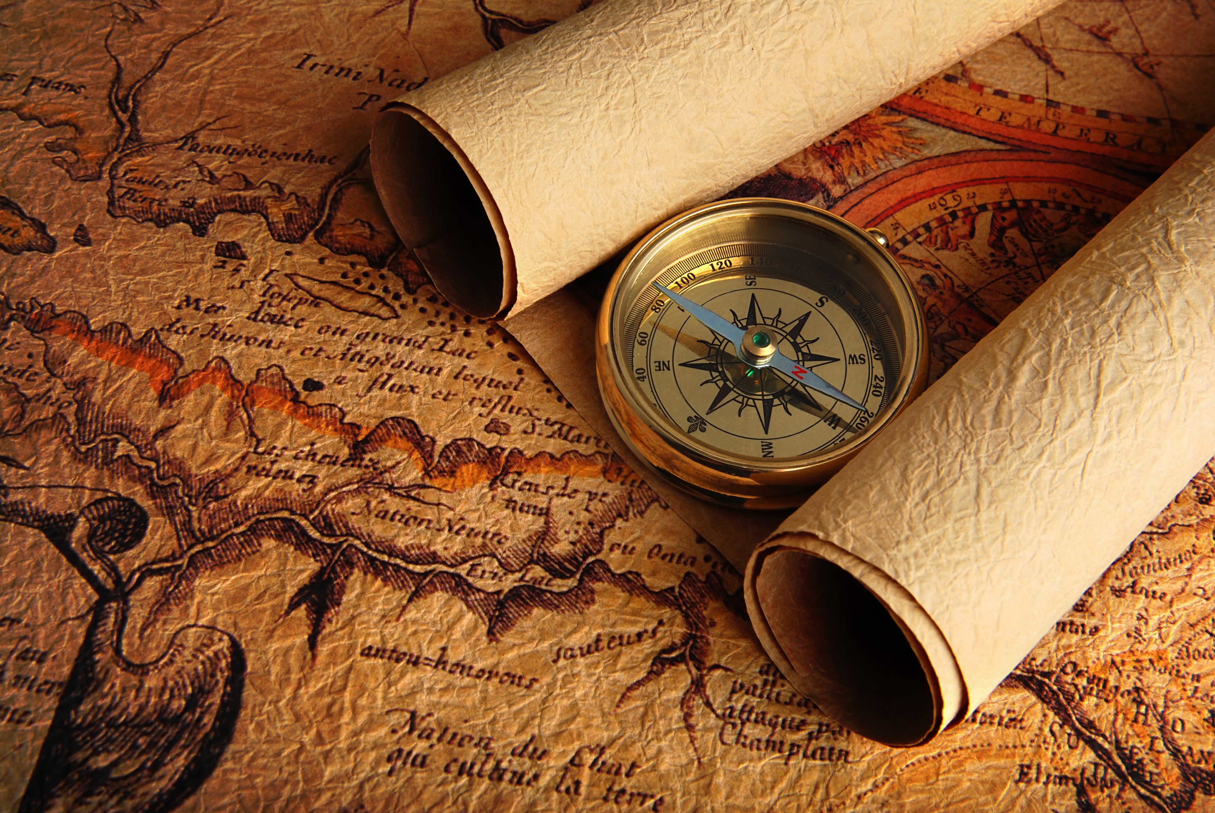 General 3872x2592 macro compass map paper adventurers