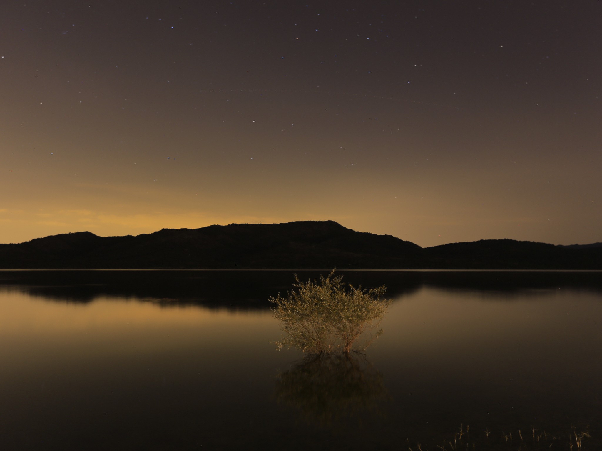 General 2048x1533 nature landscape mountains plants lake reflection clear sky sky stars calm calm waters low light