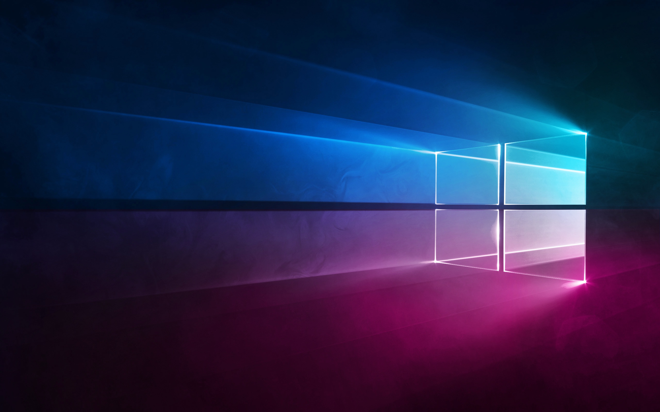 General 2560x1600 Windows 10 Microsoft gradient blue purple cyan pink digital art