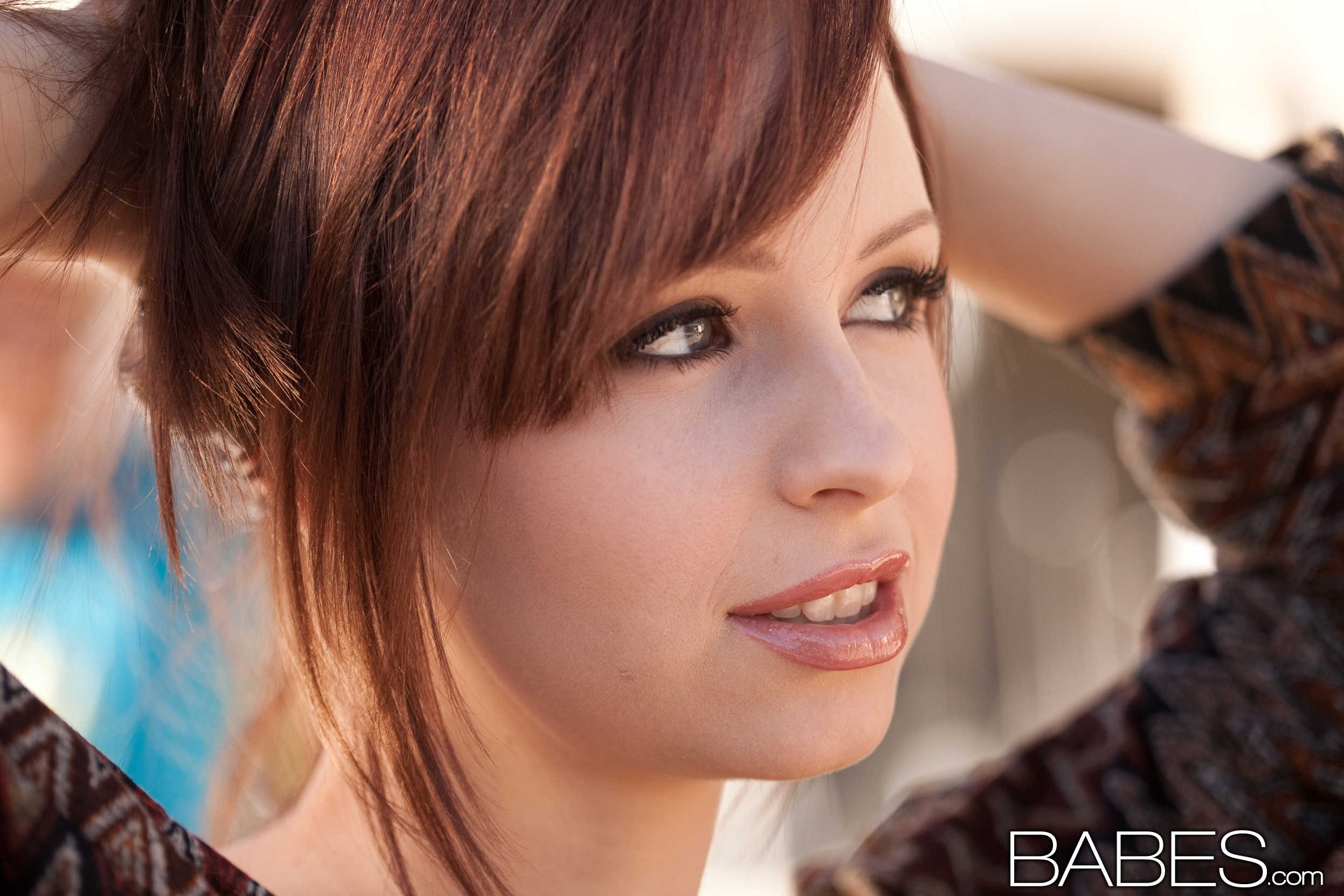 Hayden Winters Babescom Pornstar Redhead Face Women 2494x1663