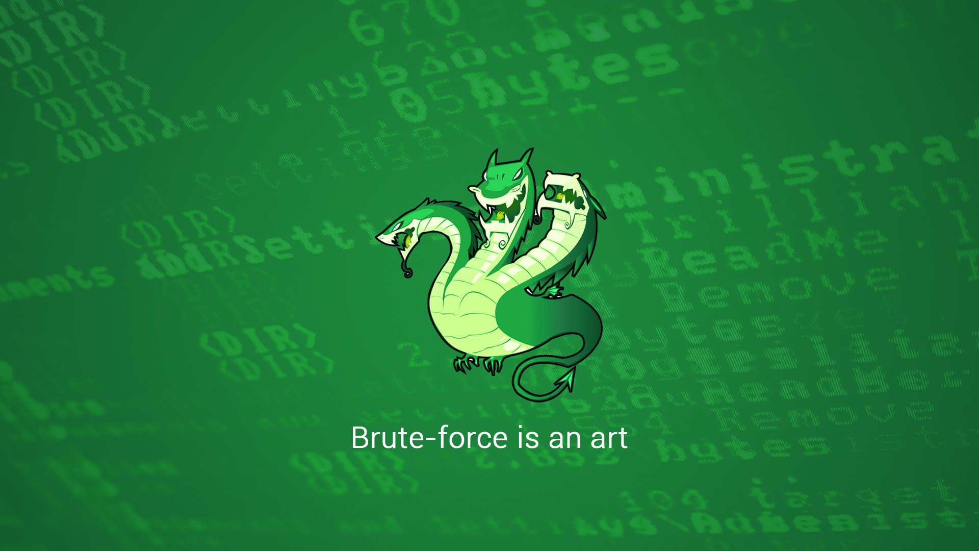 General 1920x1080 hacking hydra Linux dragon green background code technology tools