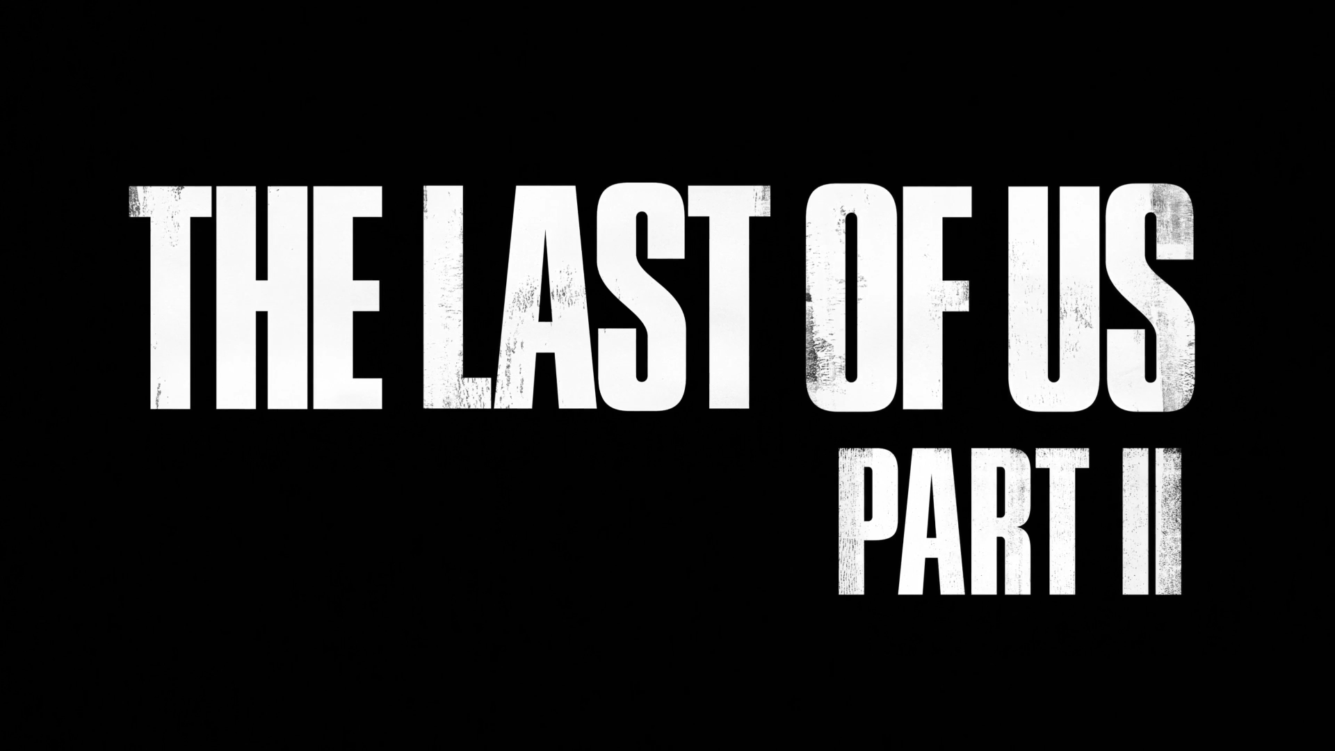 General 1920x1080 The Last of Us 2 video games typography simple background Naughty Dog Sony Computer Entertainment