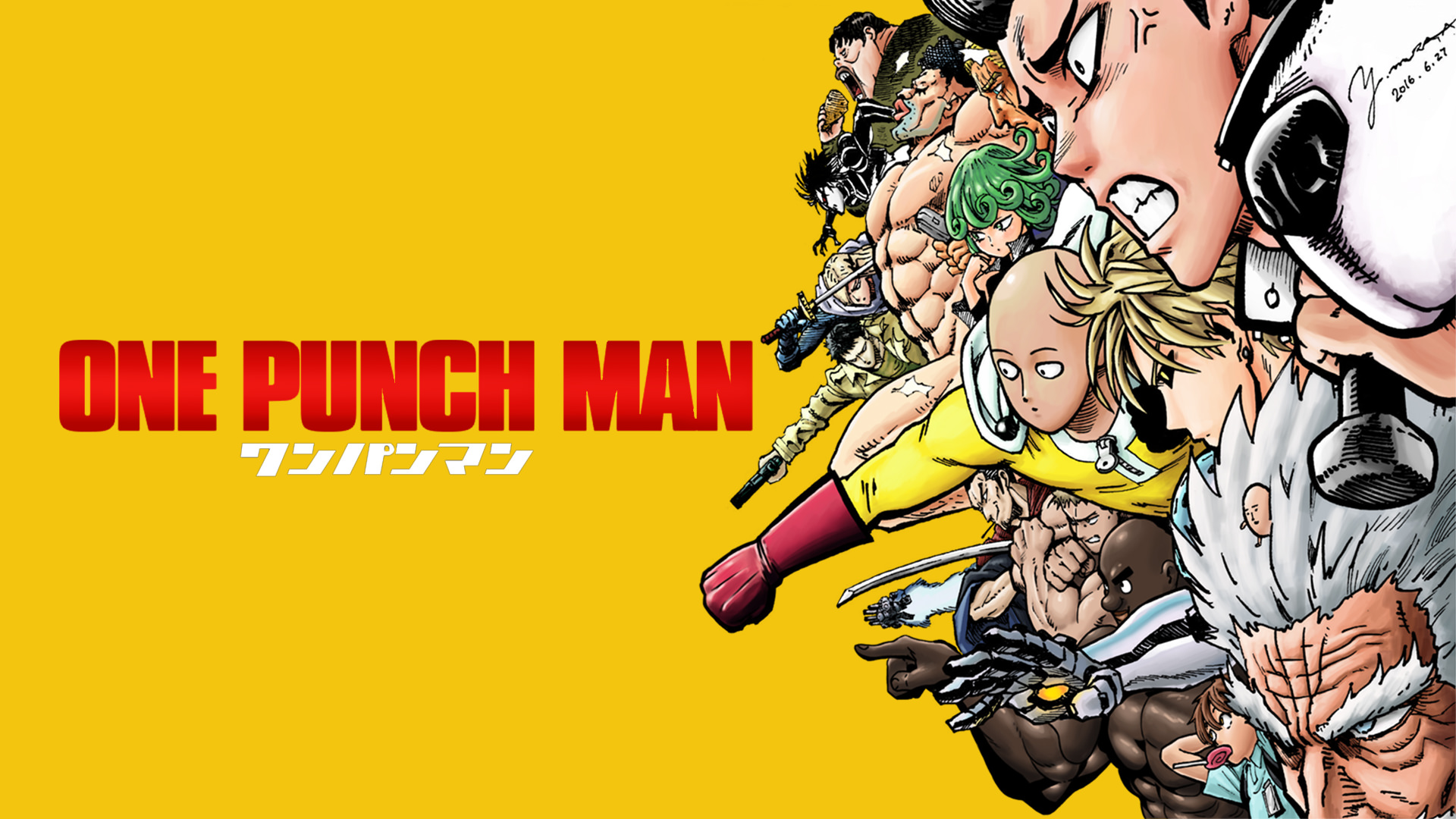 Anime 1920x1080 One-Punch Man Saitama Genos