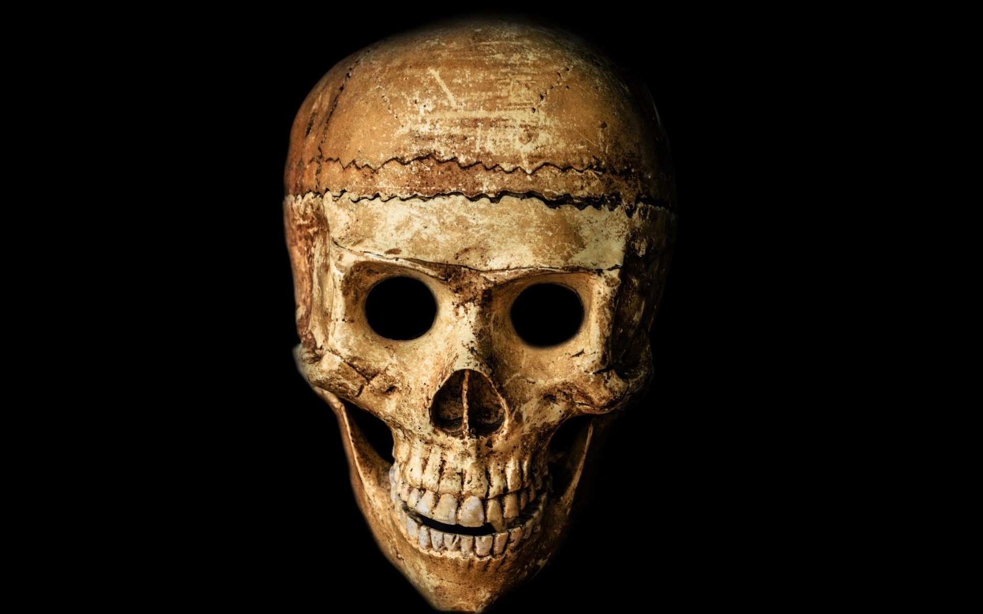General 1920x1200 skull bones simple background black background