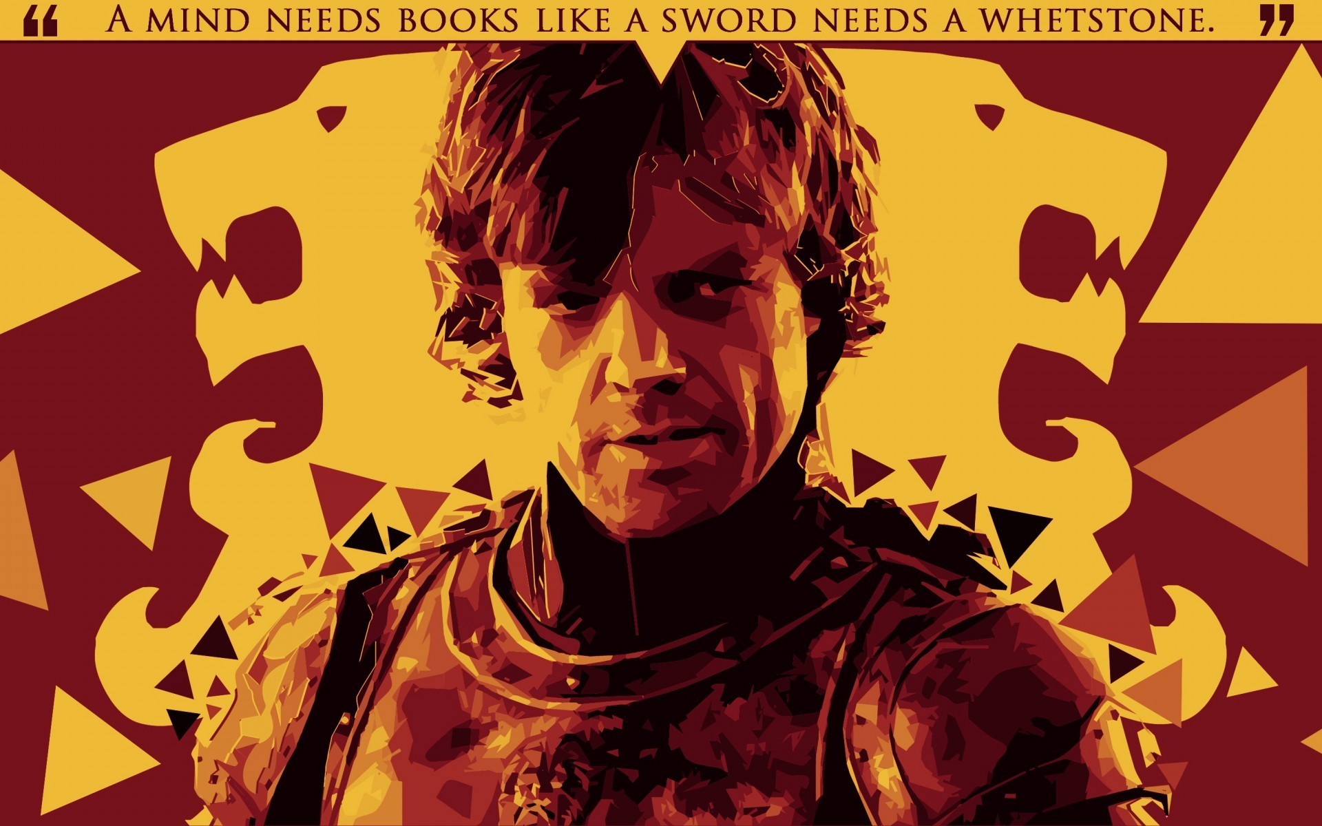 General 1920x1200 Game of Thrones Tyrion Lannister TV series digital art text quote