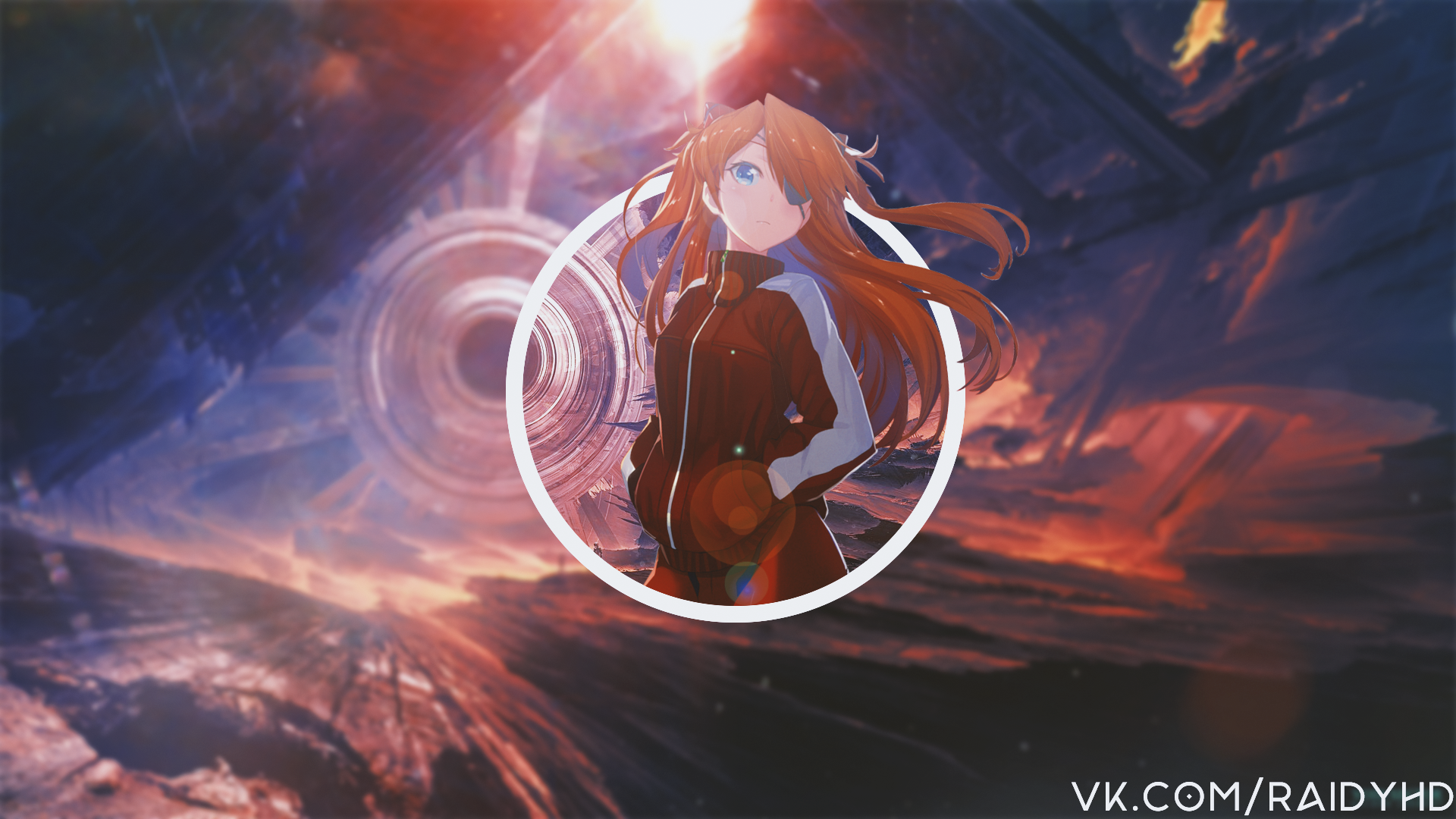 Anime 1920x1080 anime anime girls picture-in-picture Neon Genesis Evangelion Asuka Langley Soryu