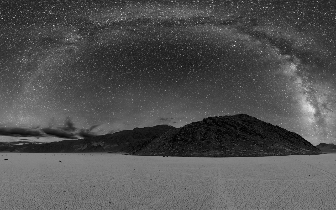 General 1280x800 landscape night stars monochrome