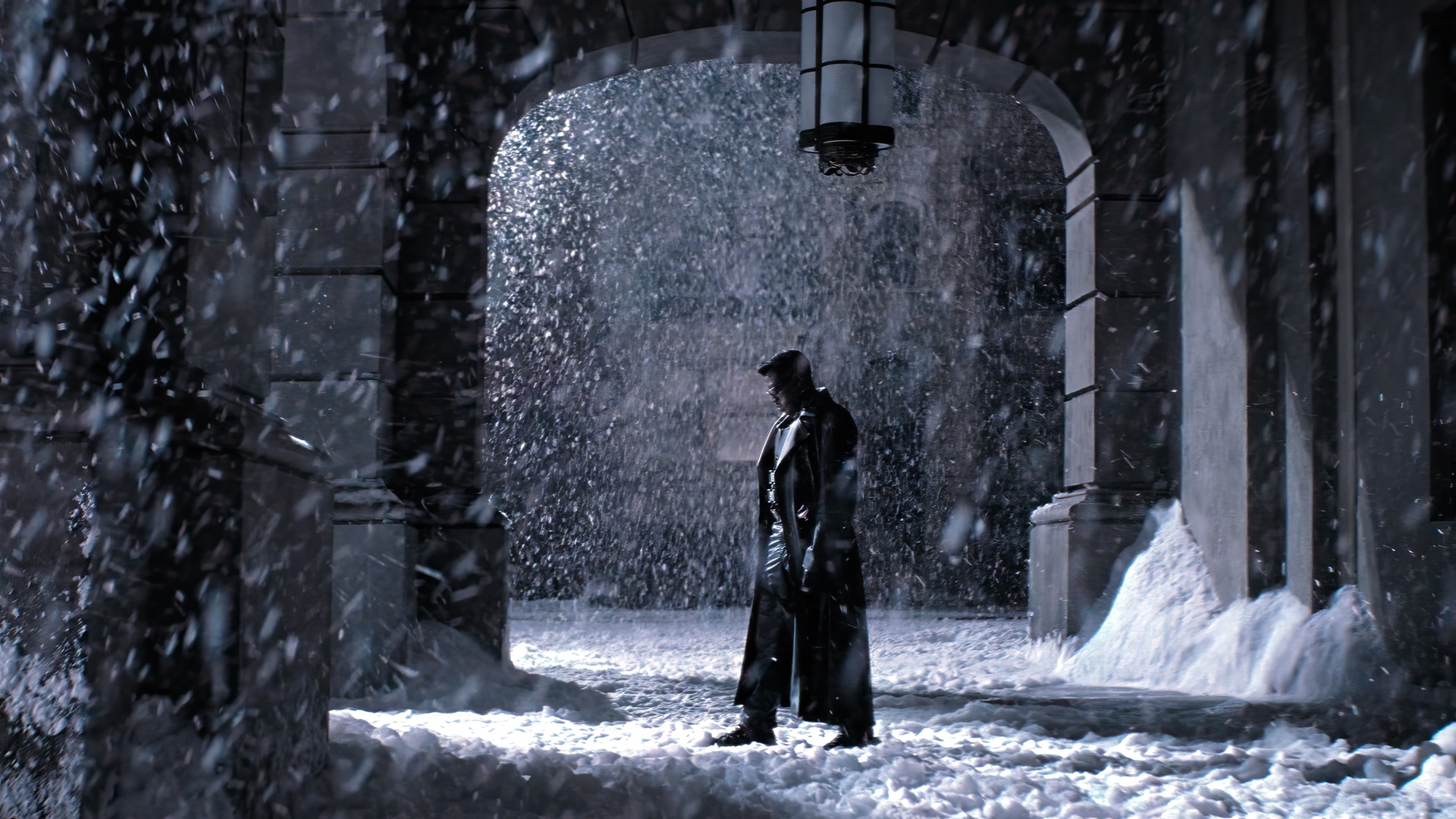 People 1920x1080 Blade (movie) movies film stills vampires Wesley Snipes snow actor men