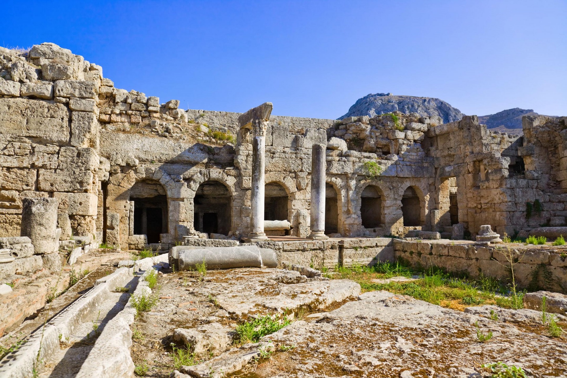 General 1920x1280 Corinthia Greece architecture ruins