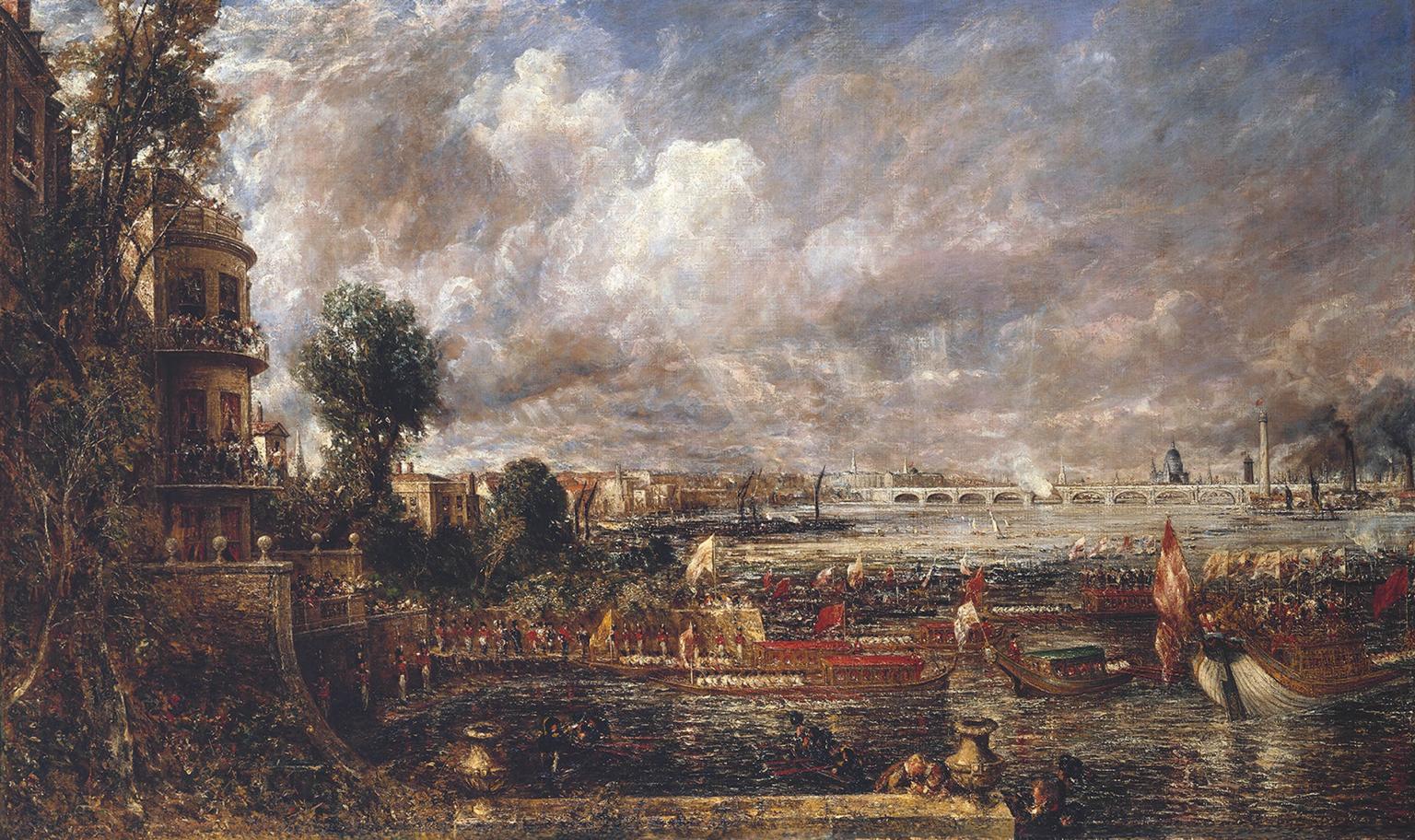 General 1536x912 classic art painting John Constable town river army ship harbor sky clouds