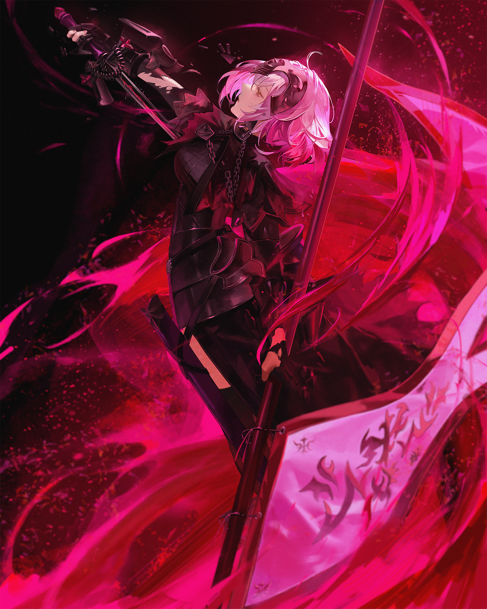 Anime 1600x2000 Jeanne (Alter) (Fate/Grand Order) Fate/Grand Order Fate series anime anime girls