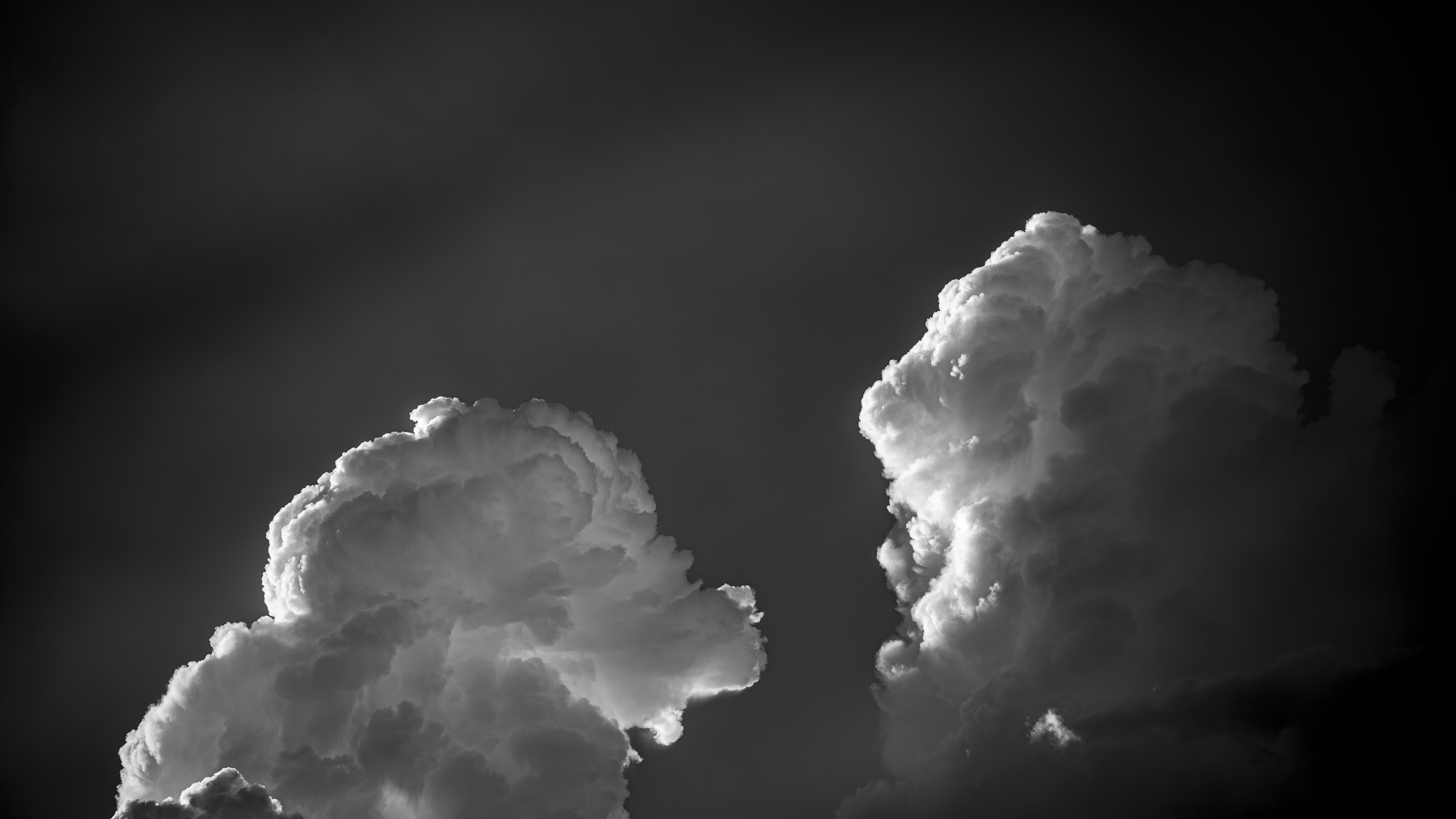 General 6016x3384 clouds nature Jonathan Curry photography monochrome dark outdoors minimalism