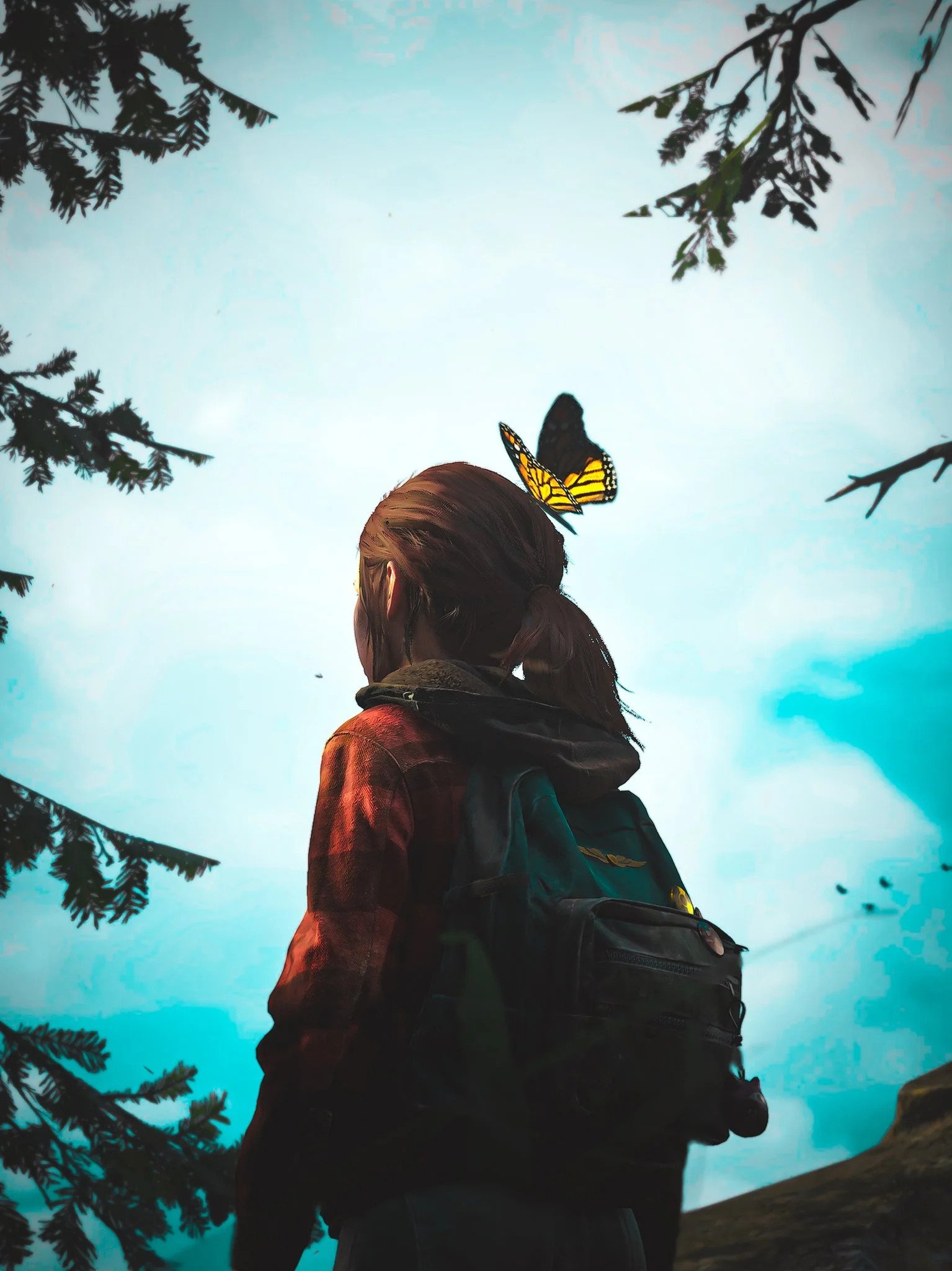 General 1535x2048 The Last of Us Ellie Williams Naughty Dog Sony PlayStation Playstation 5 video games butterfly video game girls