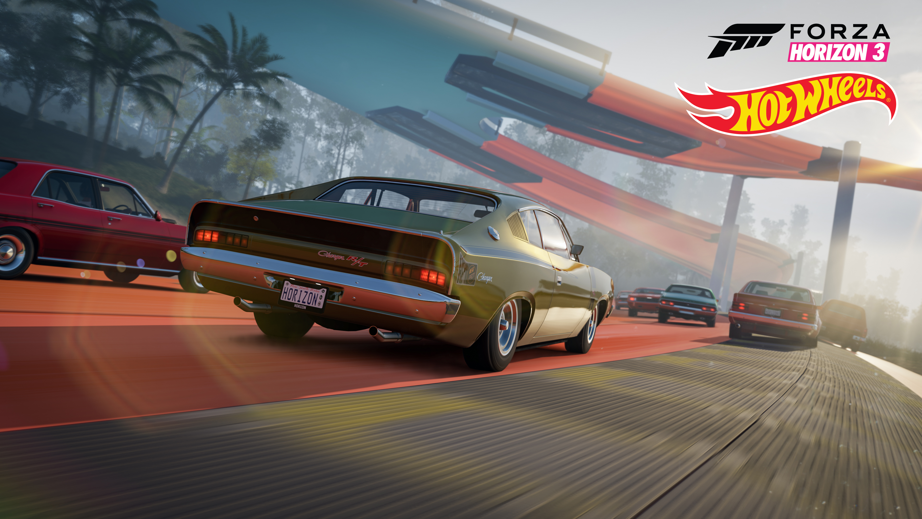 General 3840x2160 Forza Horizon 3 video games CGI logo race cars car race tracks