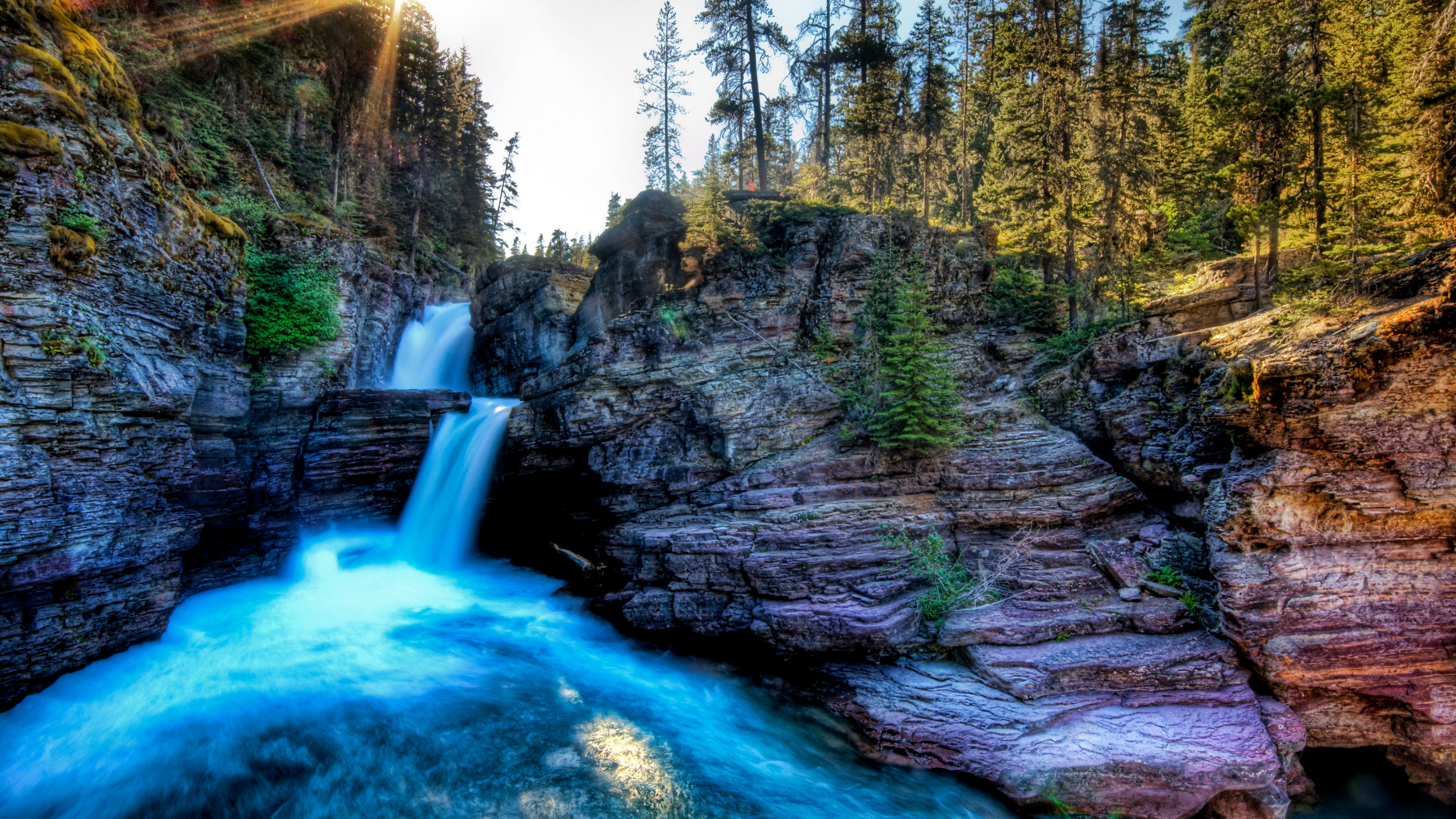 General 3840x2160 Trey Ratcliff photography water waterfall trees nature