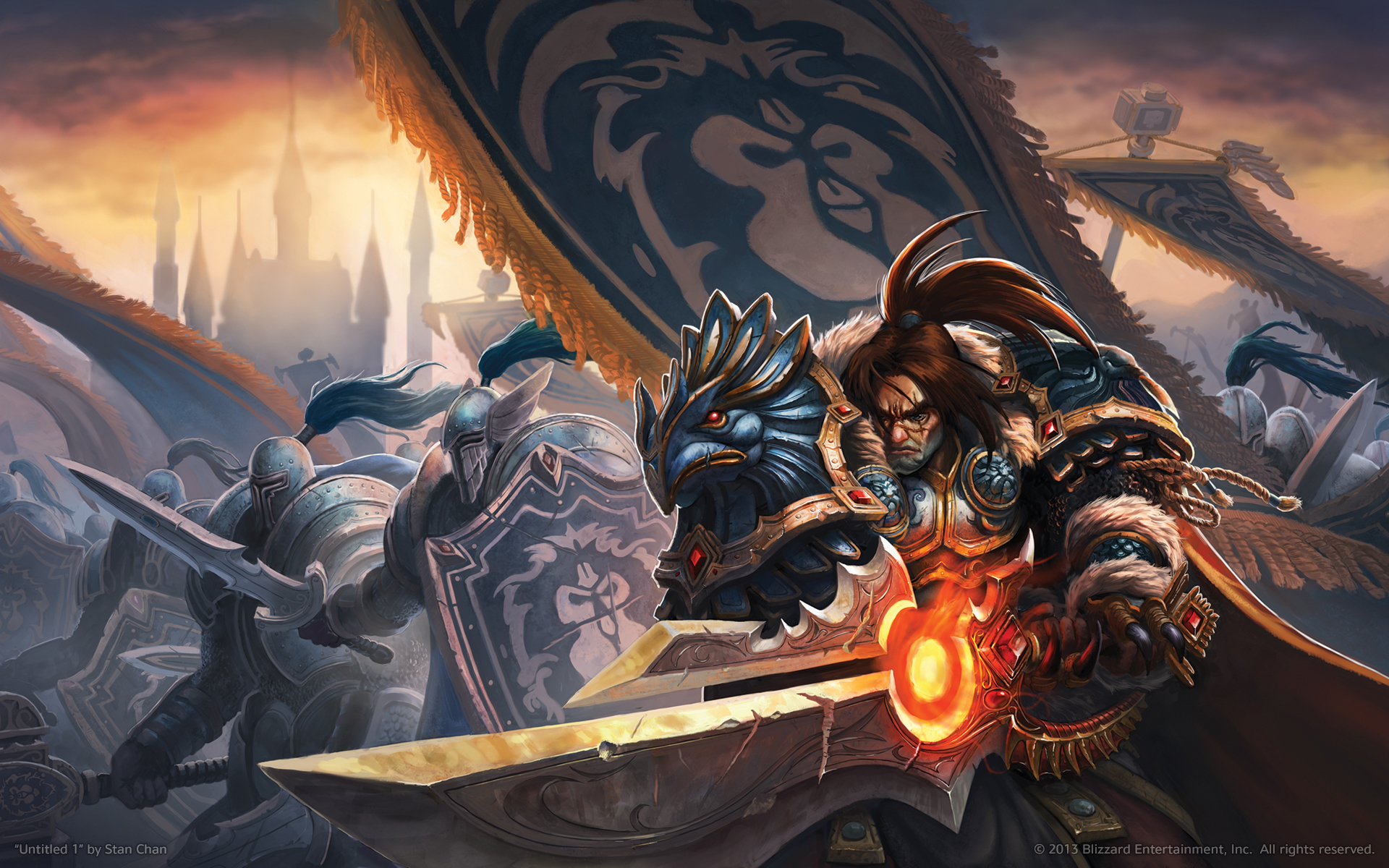 General 1920x1200 Warcraft World of Warcraft video games Alliance video game art King Varian Wrynn