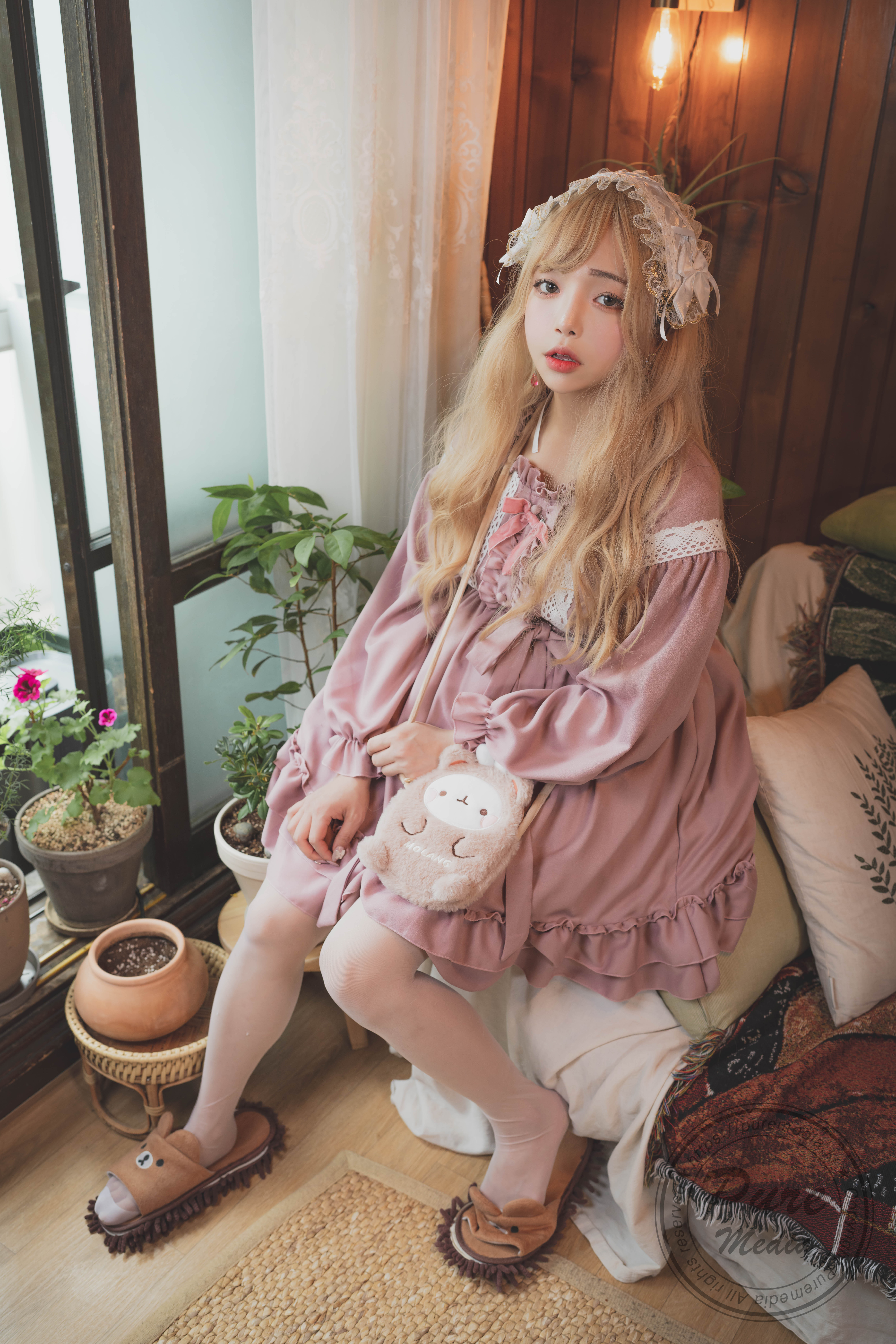 People 6336x9504 Pure Media dress blonde indoors Asian Jelly (star)