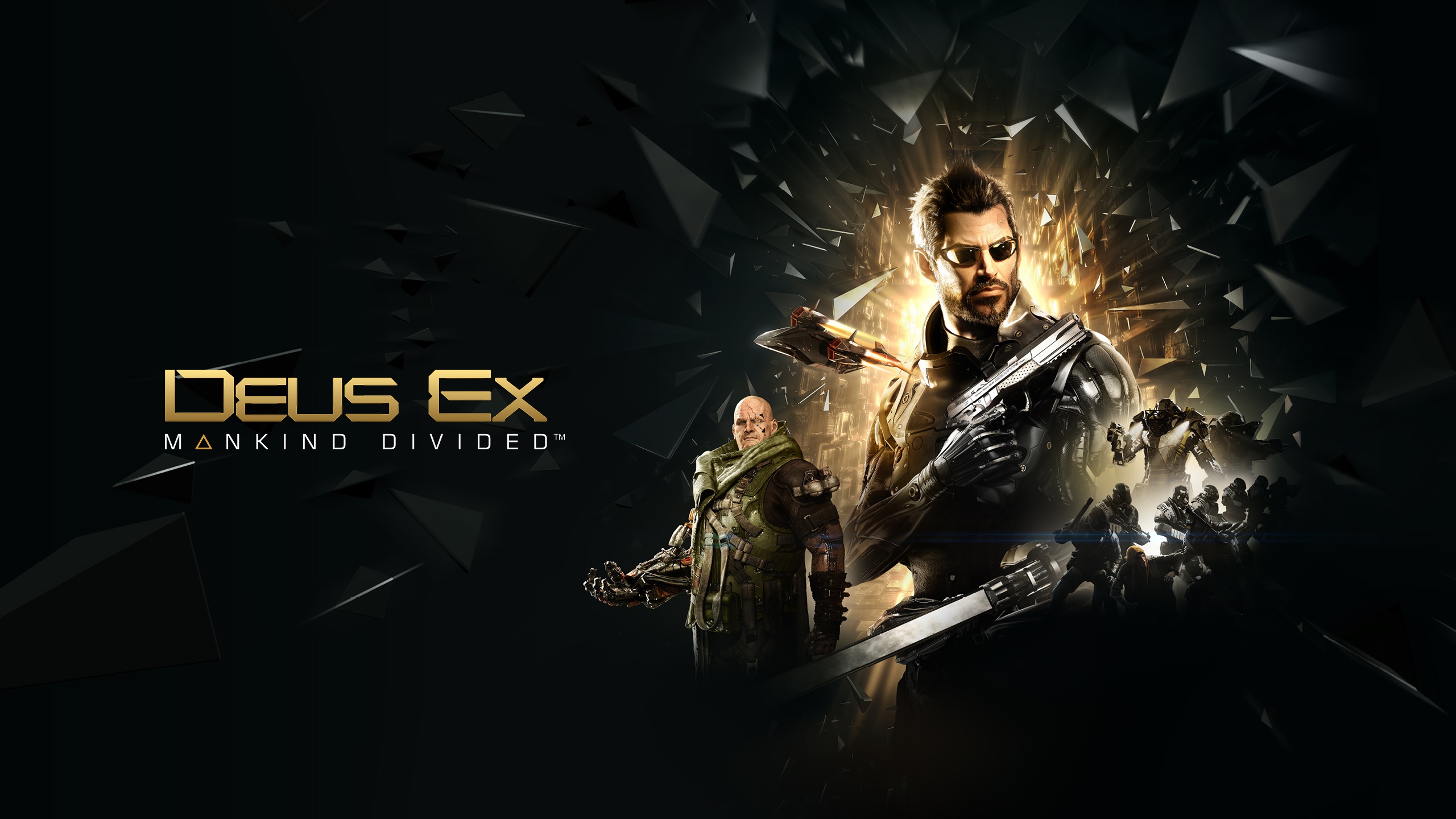 General 2560x1440 Deus Ex video games 2016 (year) Eidos Interactive video game characters