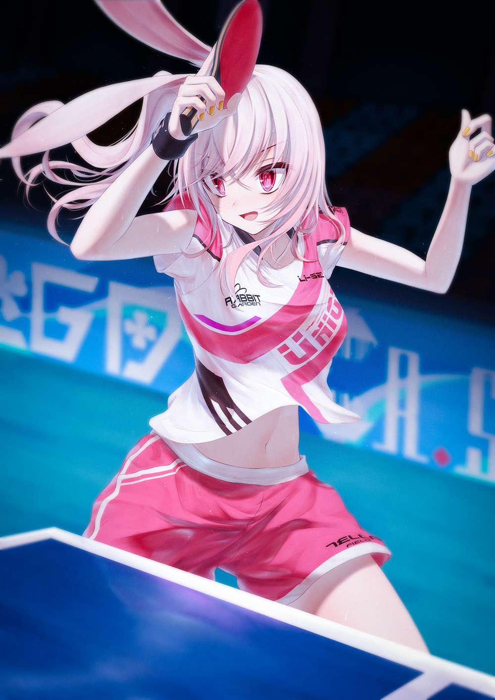 Anime 1000x1414 anime anime girls digital art artwork 2D portrait display Bae.C bunny girl tennis