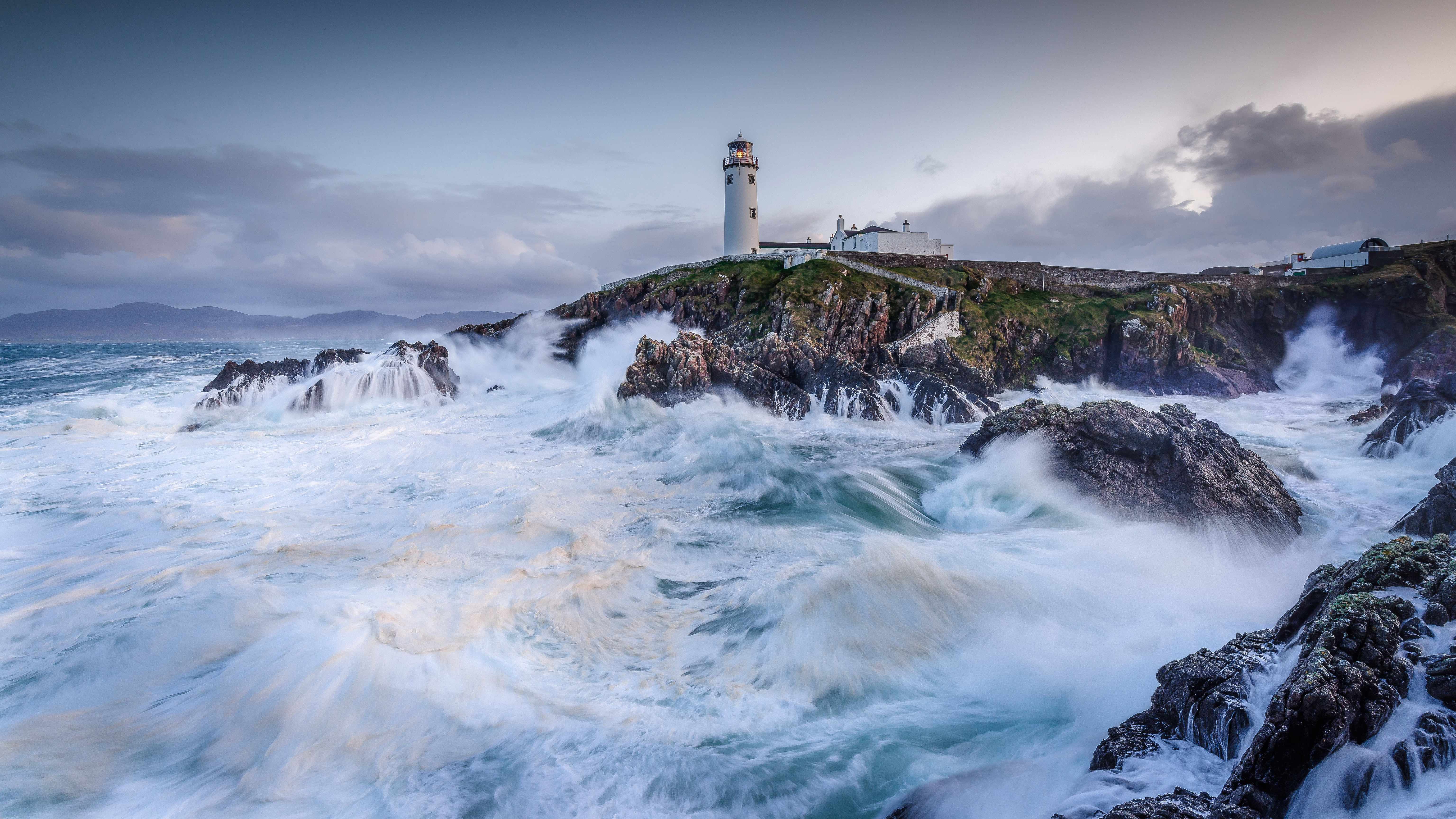 General 6144x3456 sea coast Ireland lighthouse water nature