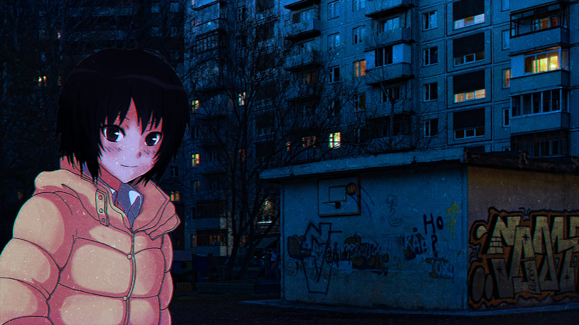 Real-world Russia is a surprisingly awesome backdrop for anime girl  Photoshop fan art【Photos】