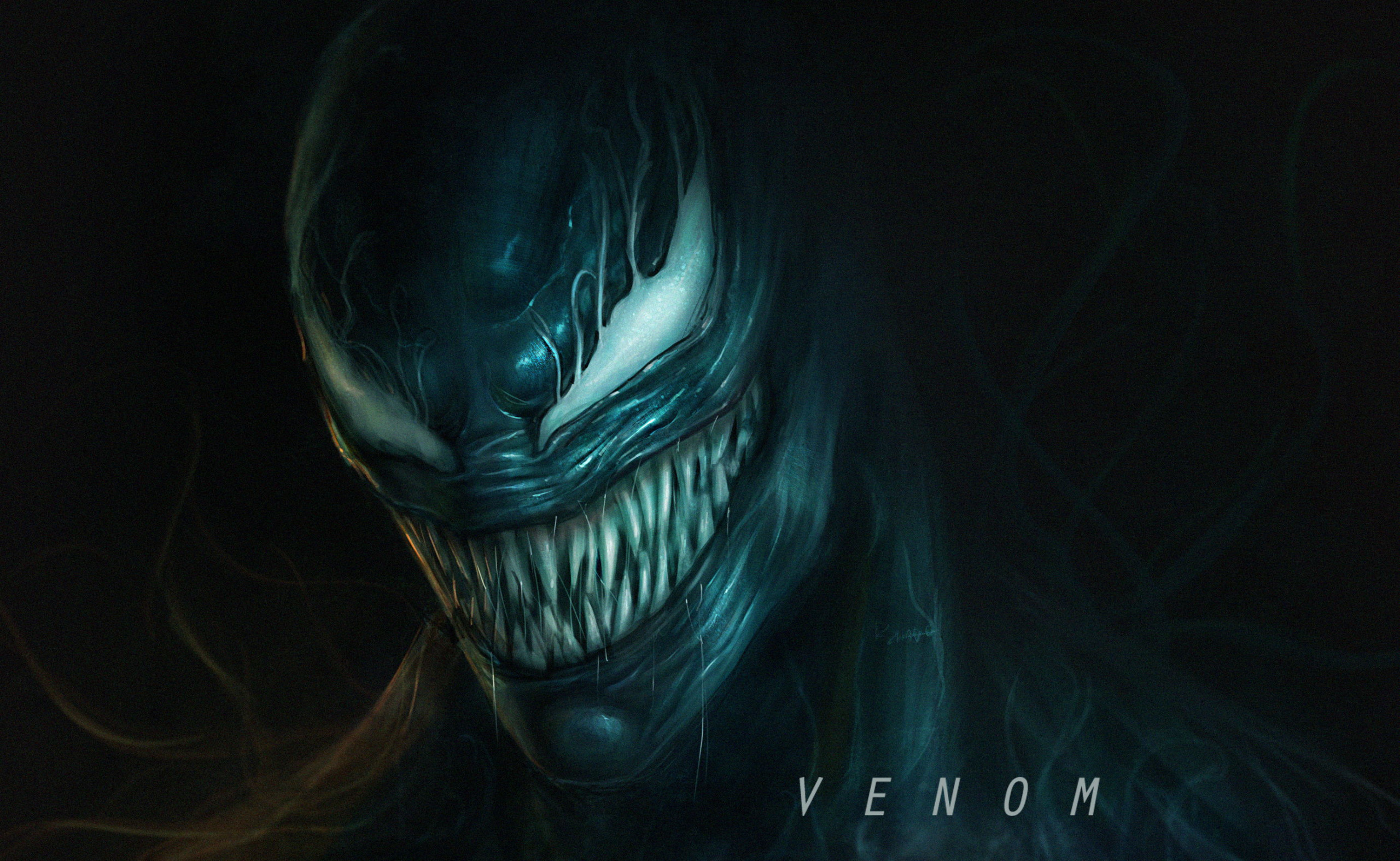 General 2560x1574 Venom creature artwork comics