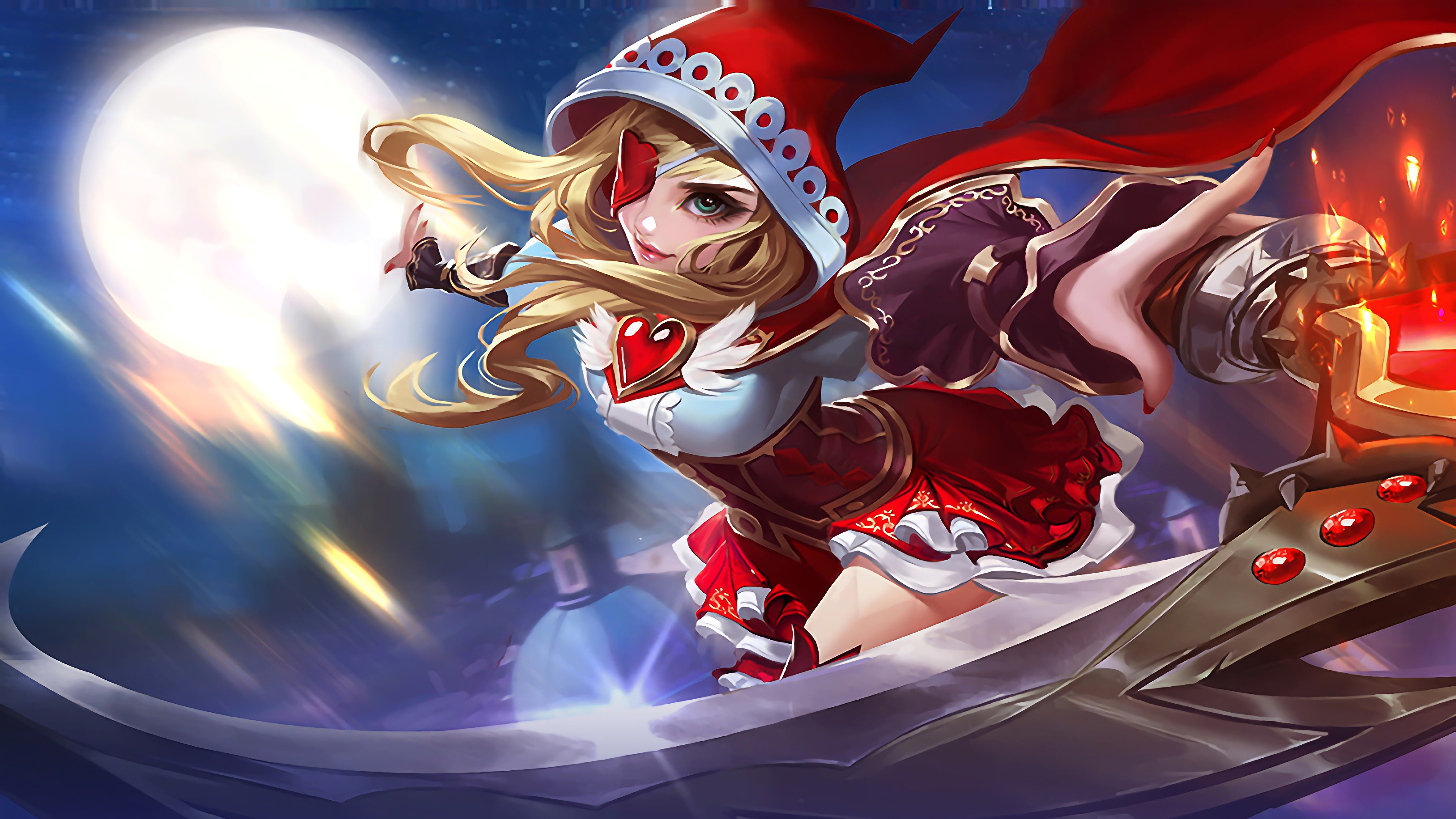 General 3840x2160 Mobile Legends ruby Little Red Hood anime video games