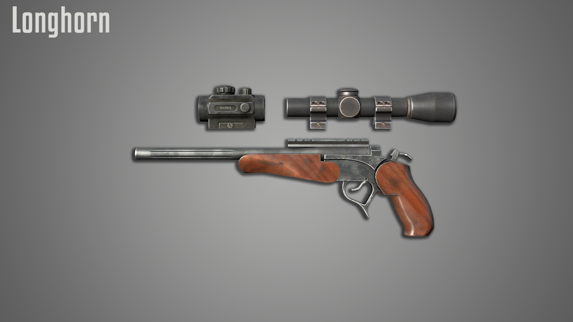 General 1920x1080 DayZ weapon minimalism bullet video games side view simple background gun scopes video game art pistol