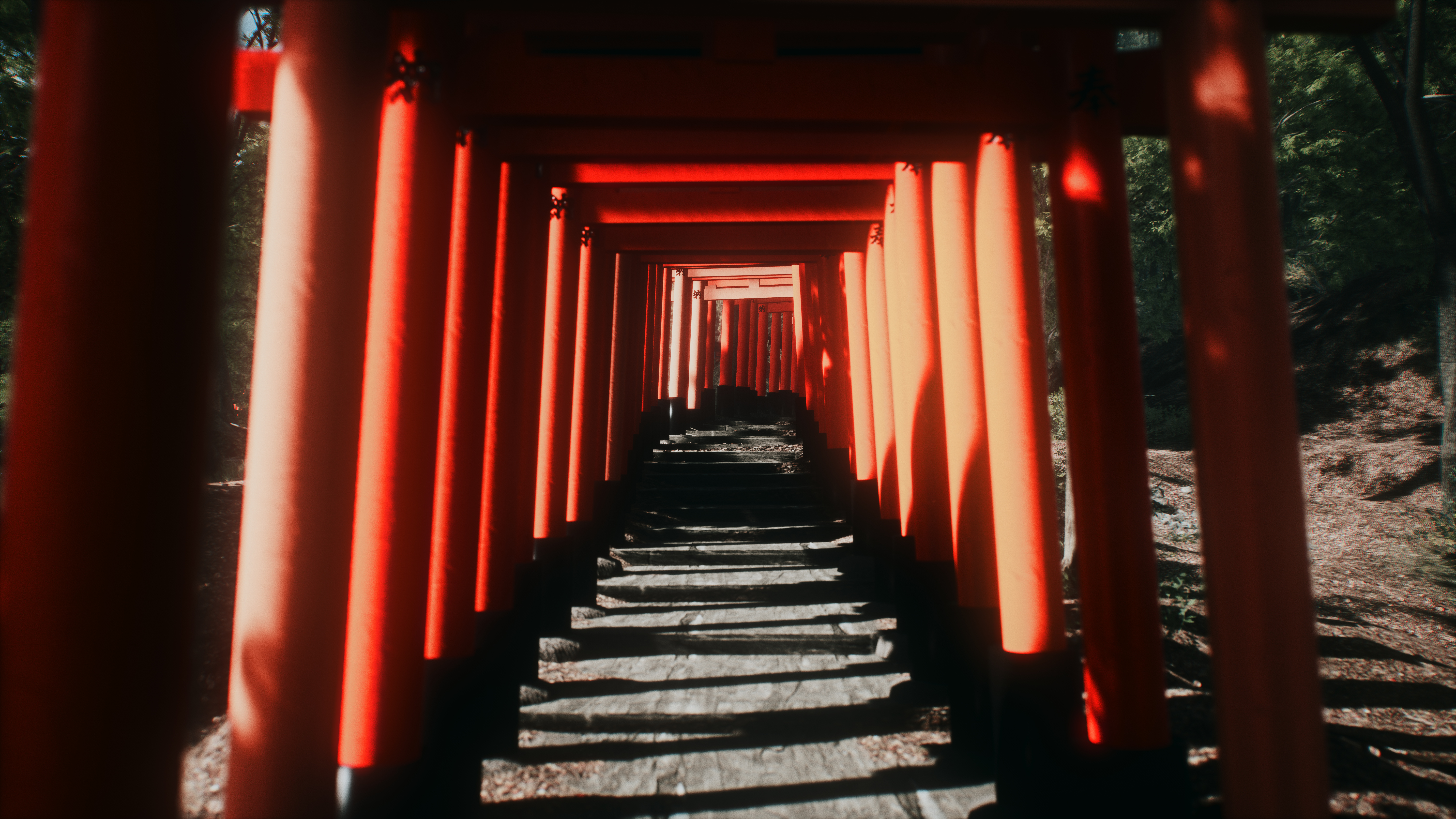 General 8640x4860 screen shot video games Explore Fushimi Inari Fushimi Inari-taisha torii