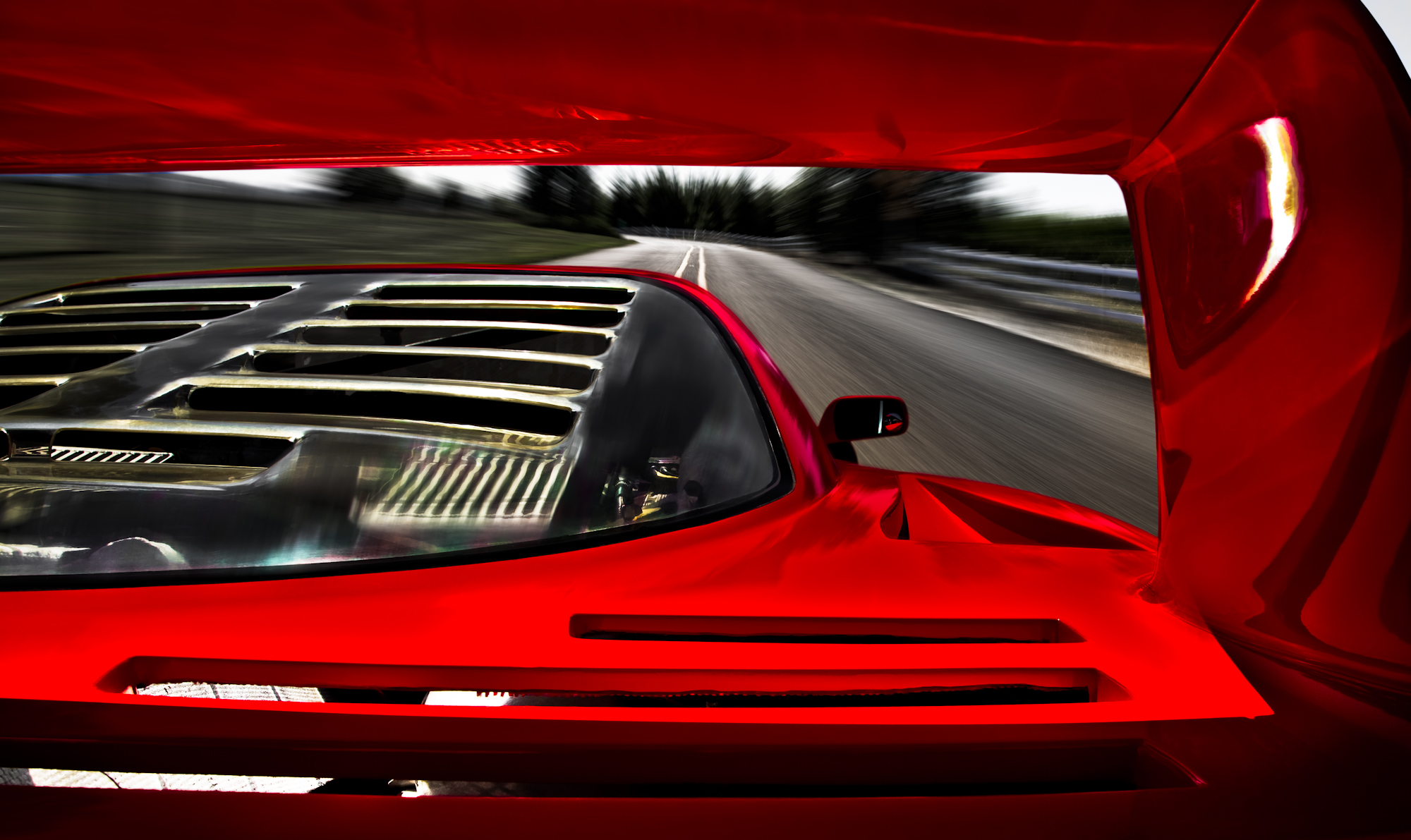 General 2000x1191 Ferrari Ferrari F40 rear view car vehicle car spoiler italian cars Stellantis
