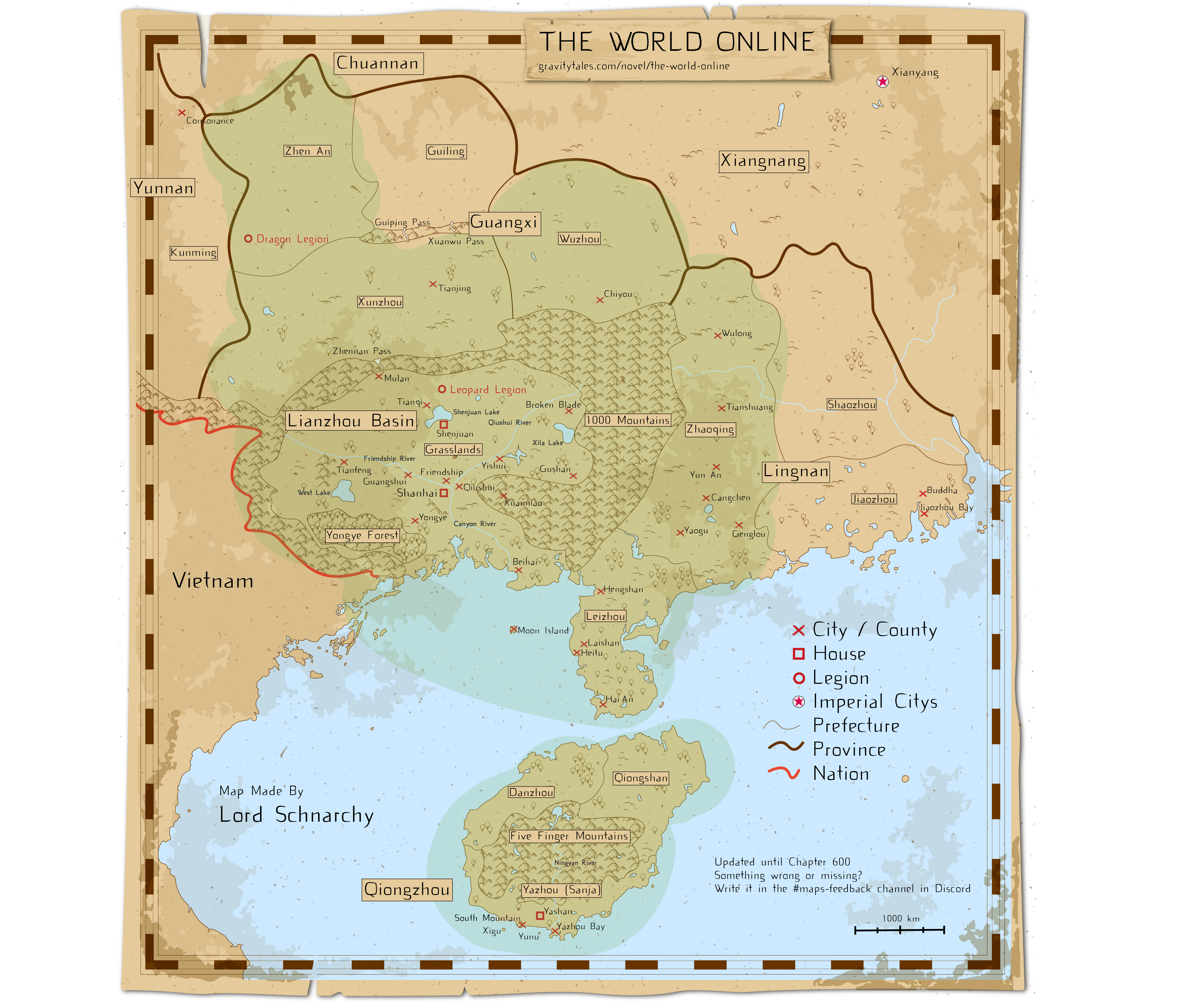 General 5524x4729 The World Online map world map Light Novel
