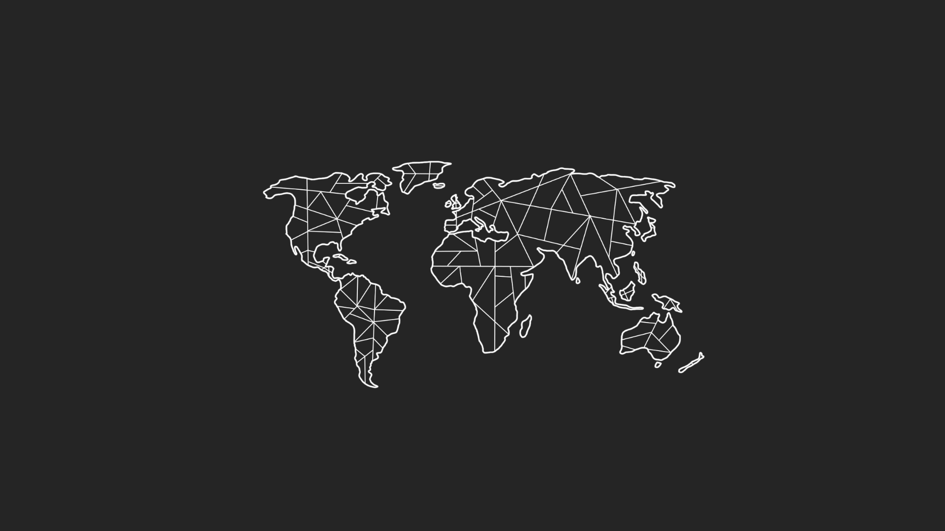General 1920x1080 world lines map minimalism white dark gray