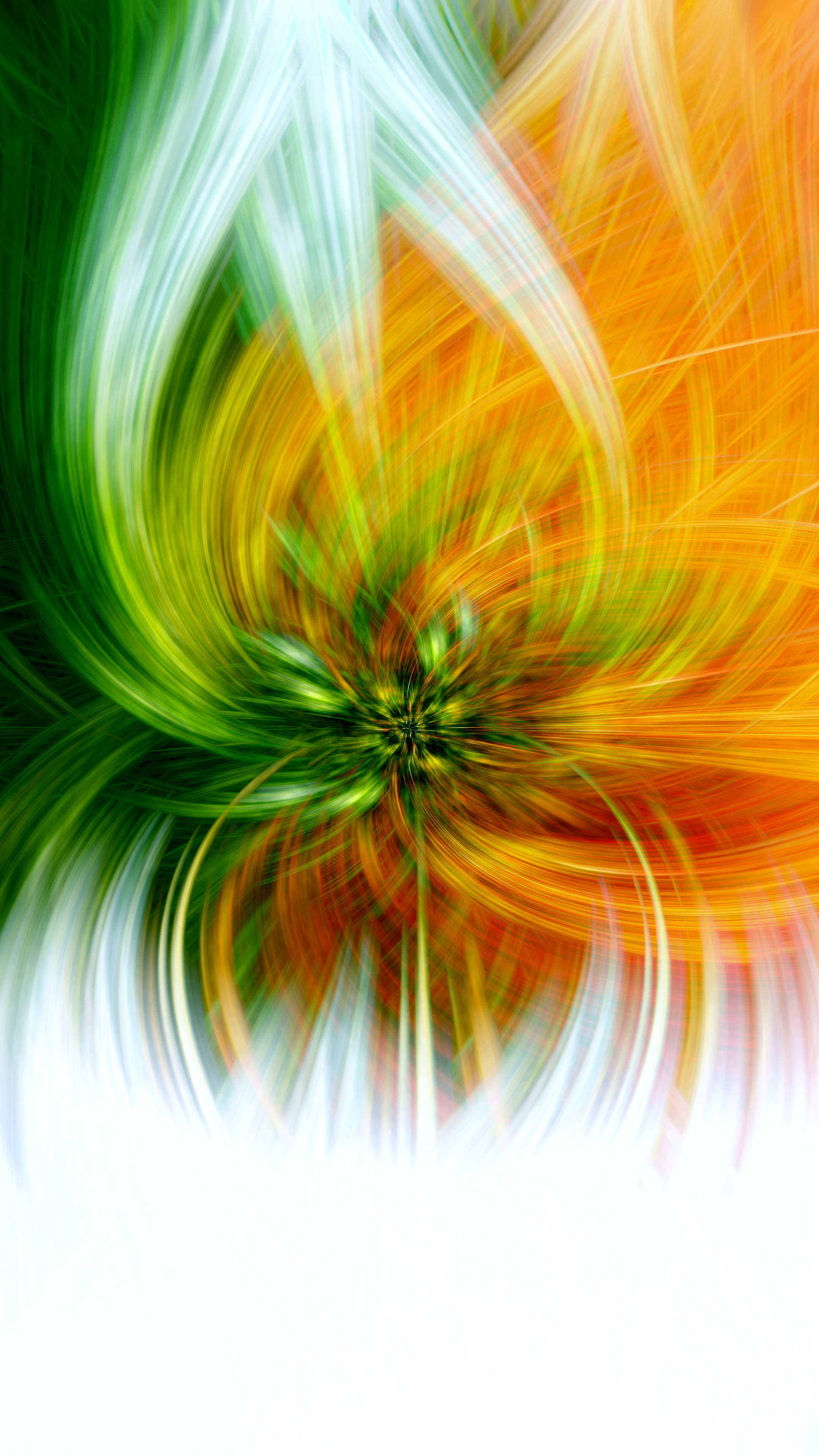 General 2160x3840 colorful spiral iPhone fractal peace Organized digital art portrait display