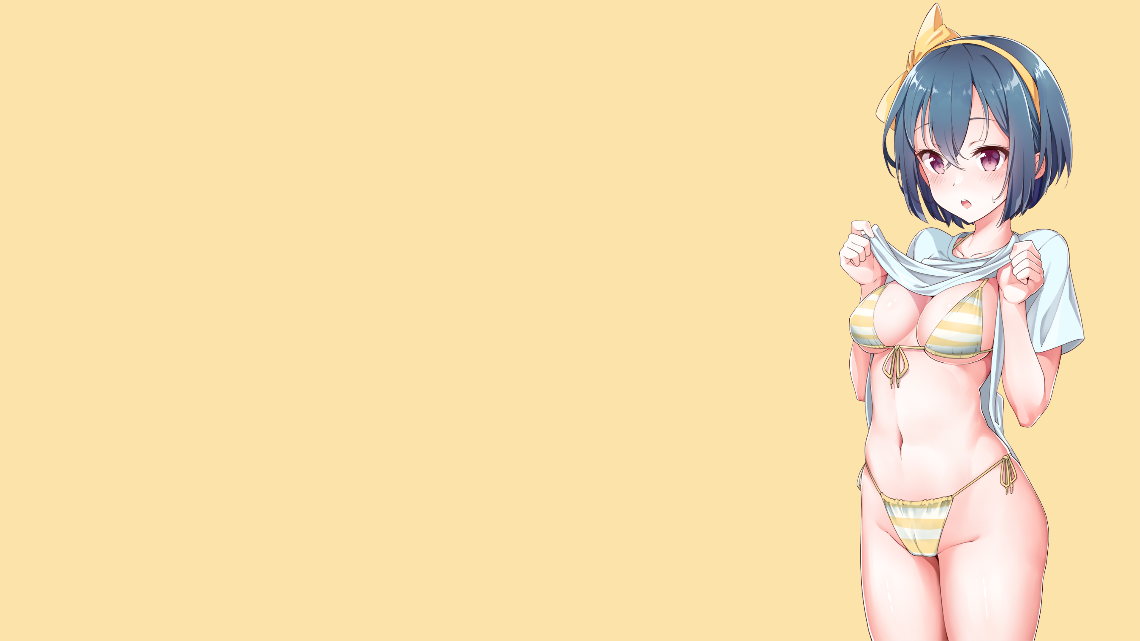 Anime 3840x2160 Hechi simple background anime