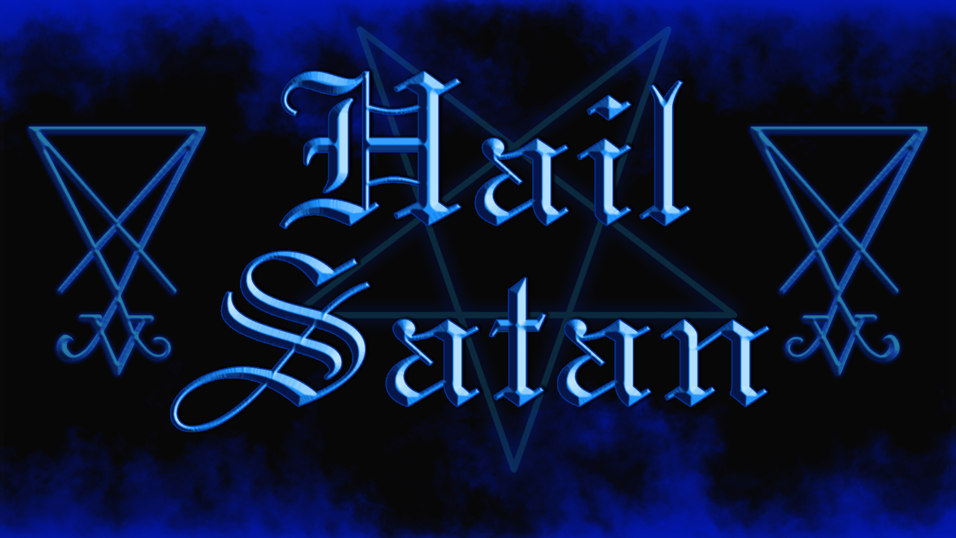 General 1920x1080 satanic quote minimalism pentagram