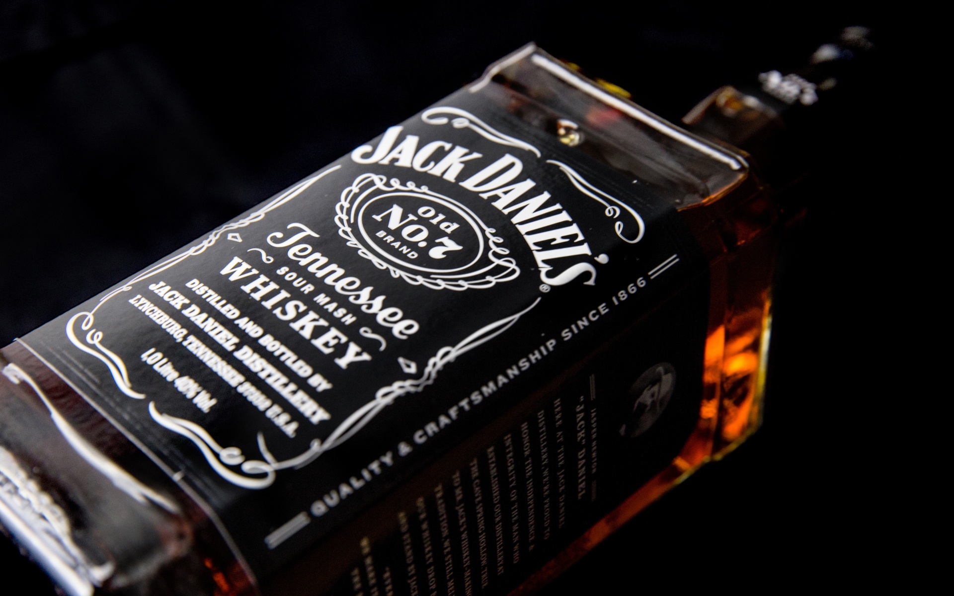 General 1920x1200 drink Jack Daniel's whiskey alcohol closeup