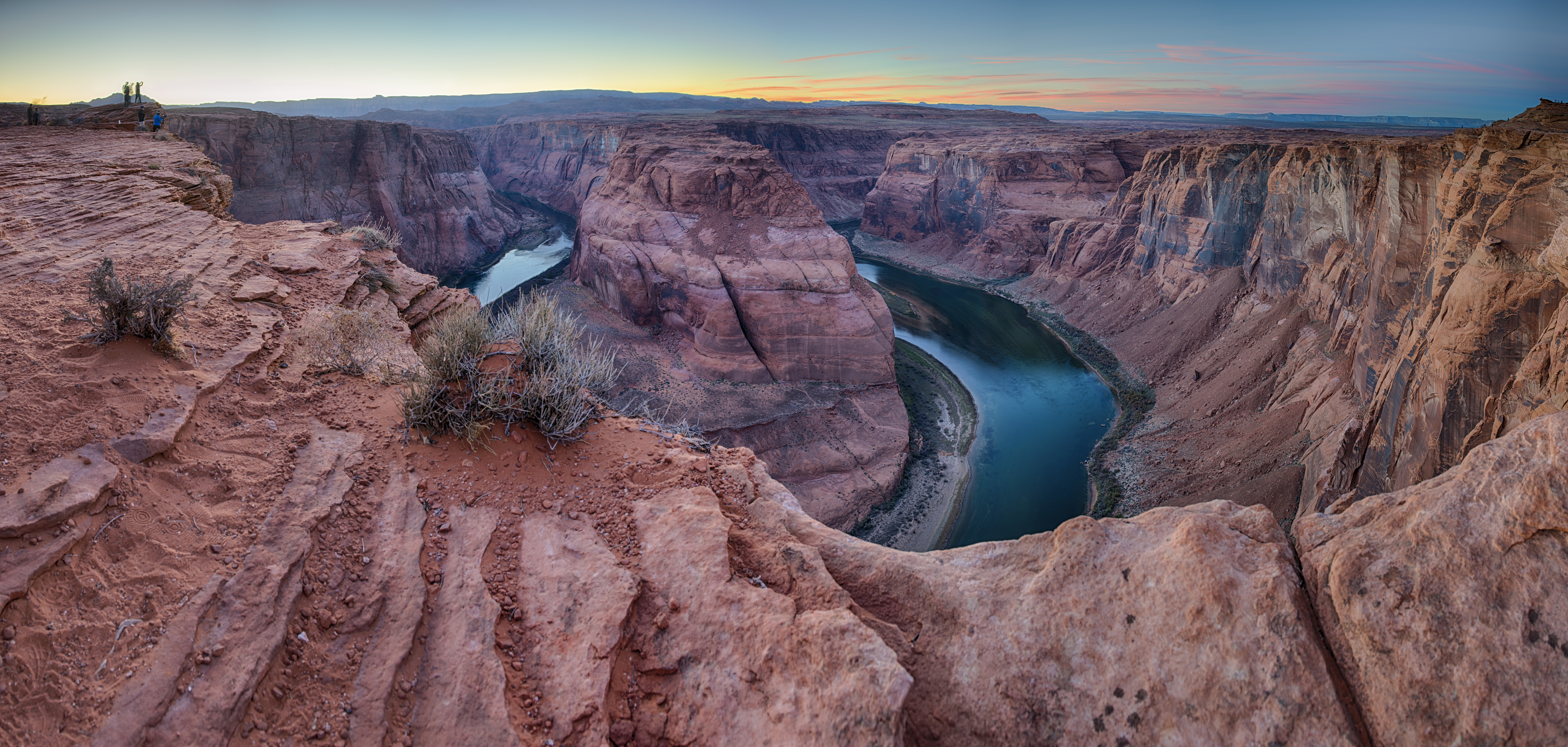 General 6143x2927 Horseshoe Bend canyon river photography water nature sunlight sky