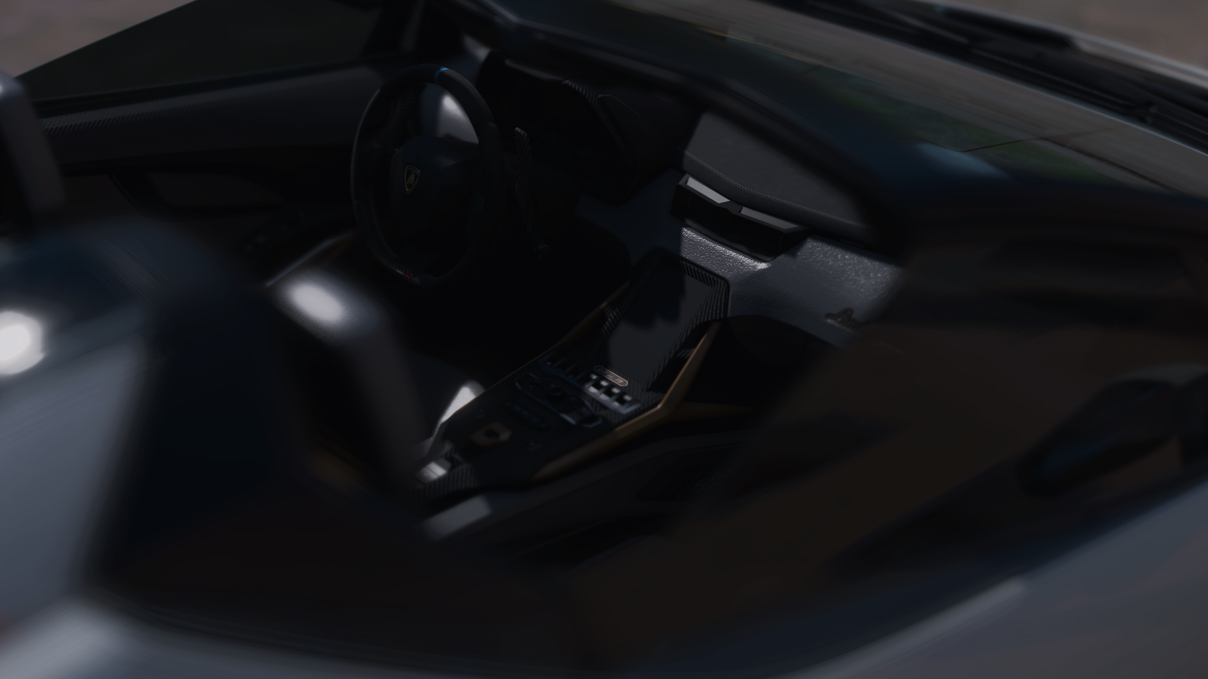 General 3840x2160 Forza Horizon 5 Lamborghini Sian Hypercar video games car car interior CGI