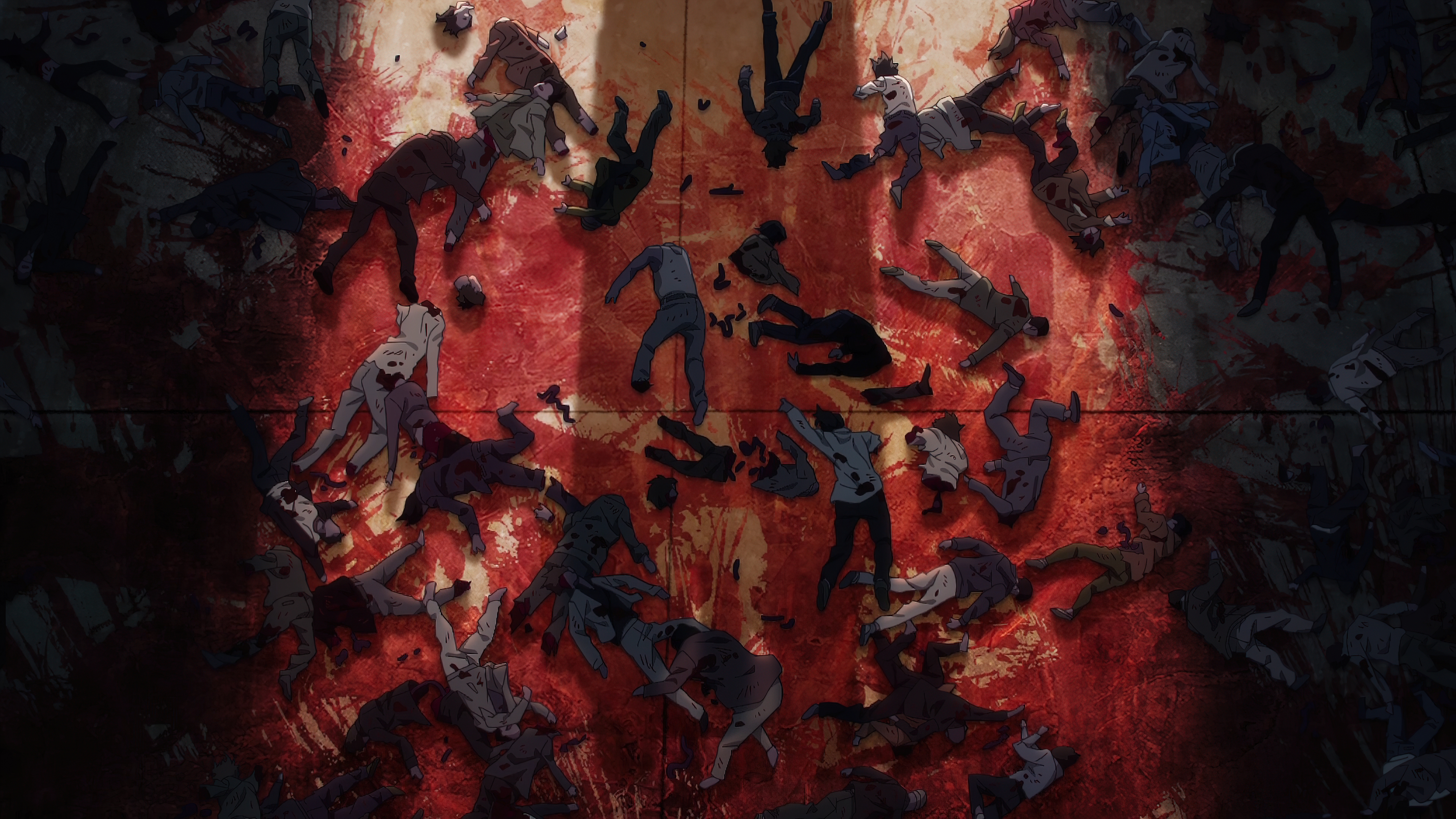 Anime 3840x2160 anime Chainsaw Man 4K anime screenshot blood gore