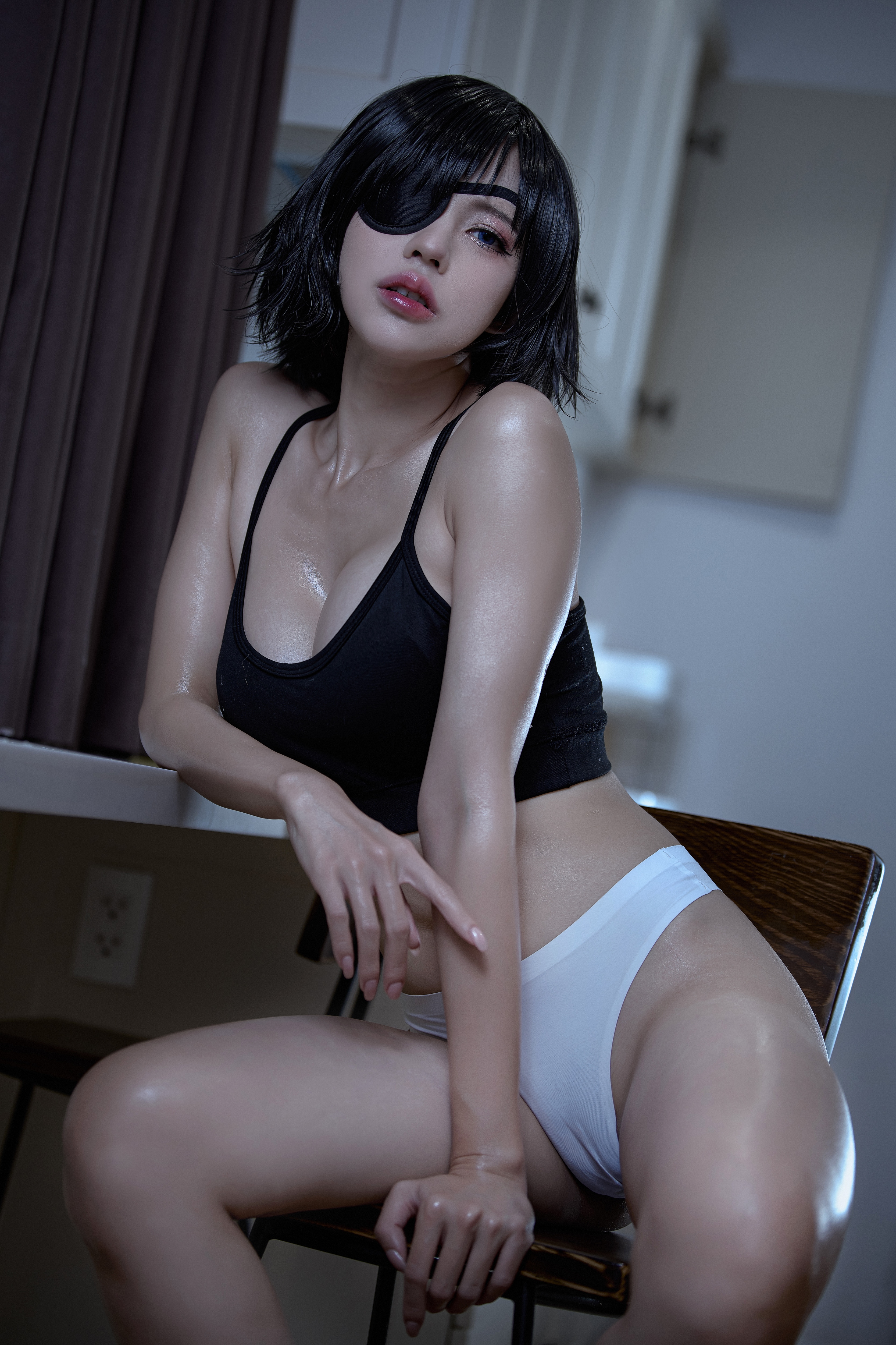 People 3333x5000 Pingping Cosplayer women model Asian cosplay Himeno (Chainsaw Man) Chainsaw Man anime anime girls women indoors cameltoe cleavage